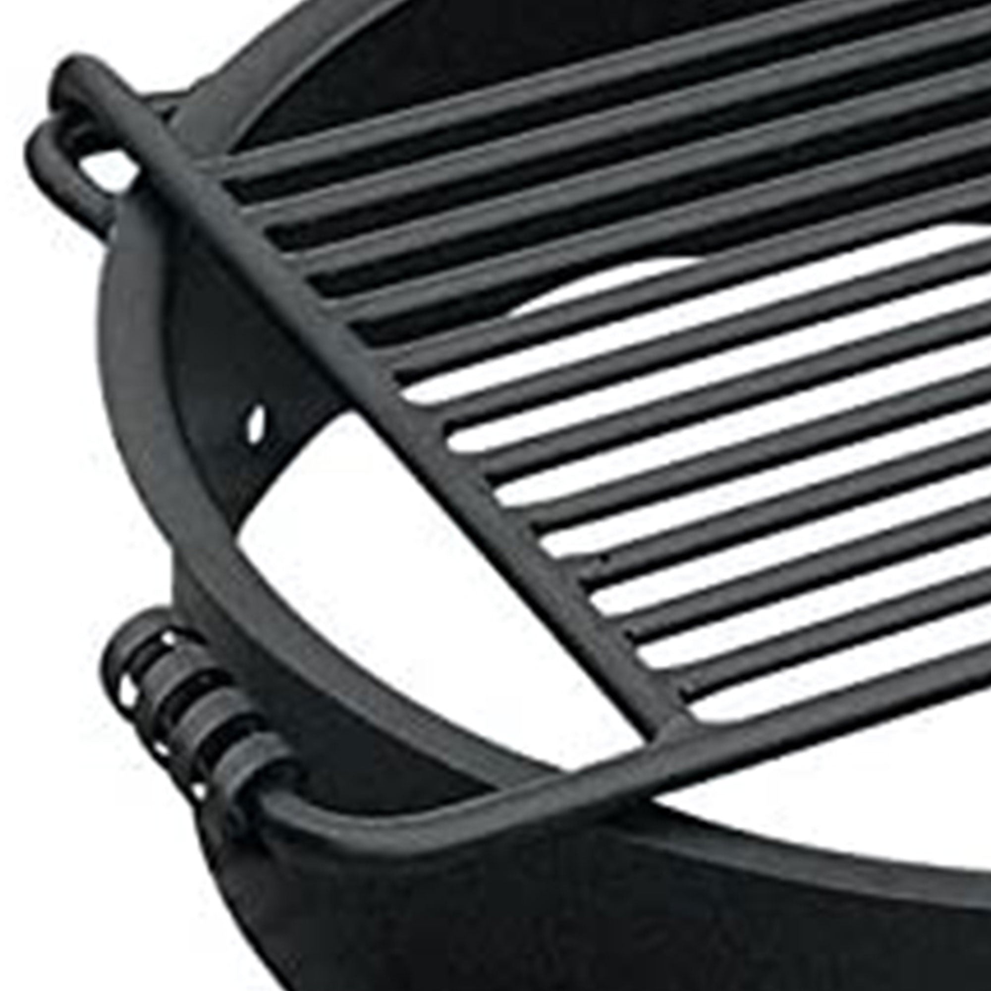 Pilot Rock 24 Inch Steel Ground Fire Pit Ring and Metal Cooking Grate, Black - Smart-nests