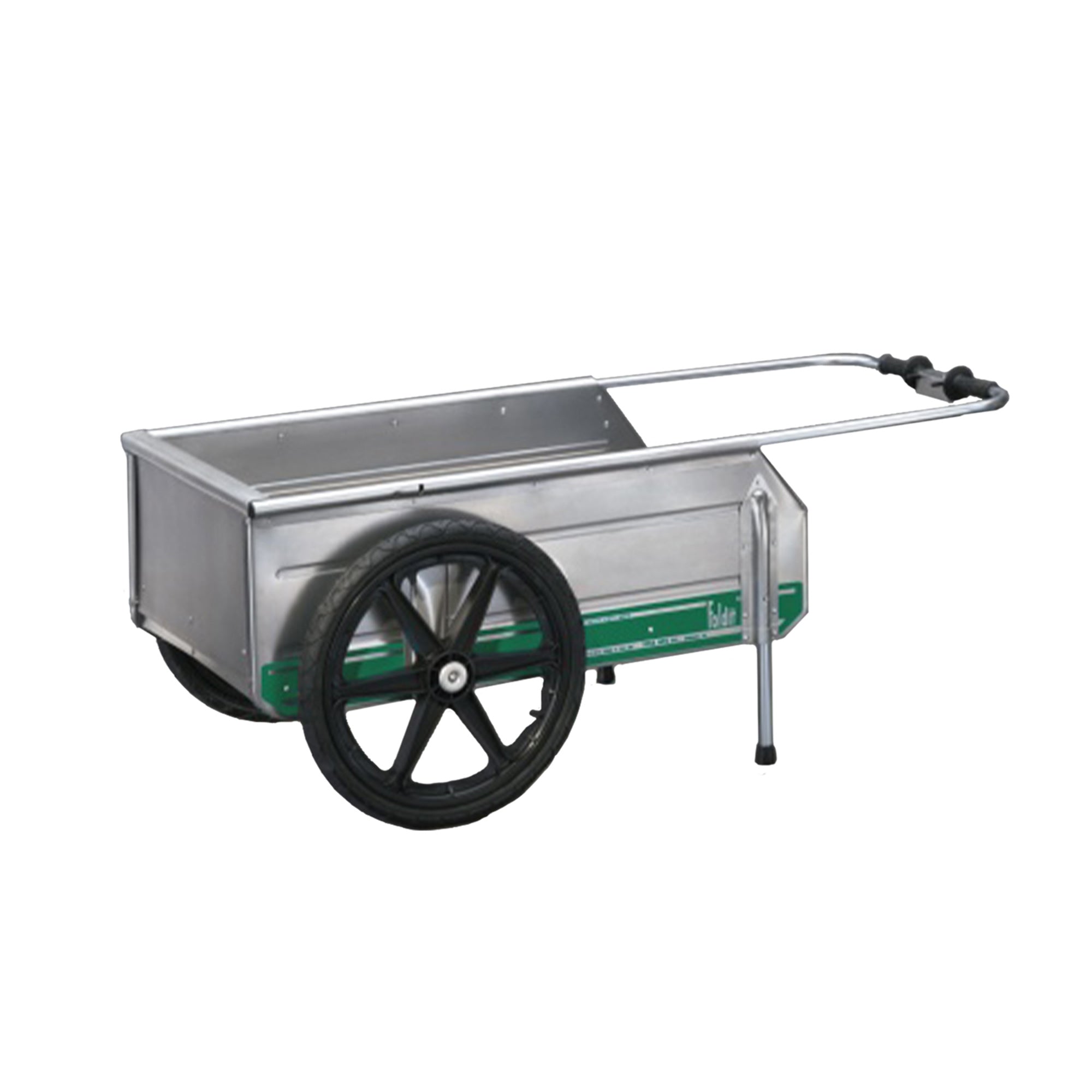 Tipke Manufacturing Company Foldit Do It All Aluminum Folding Cart, Green Stripe - Smart-nests