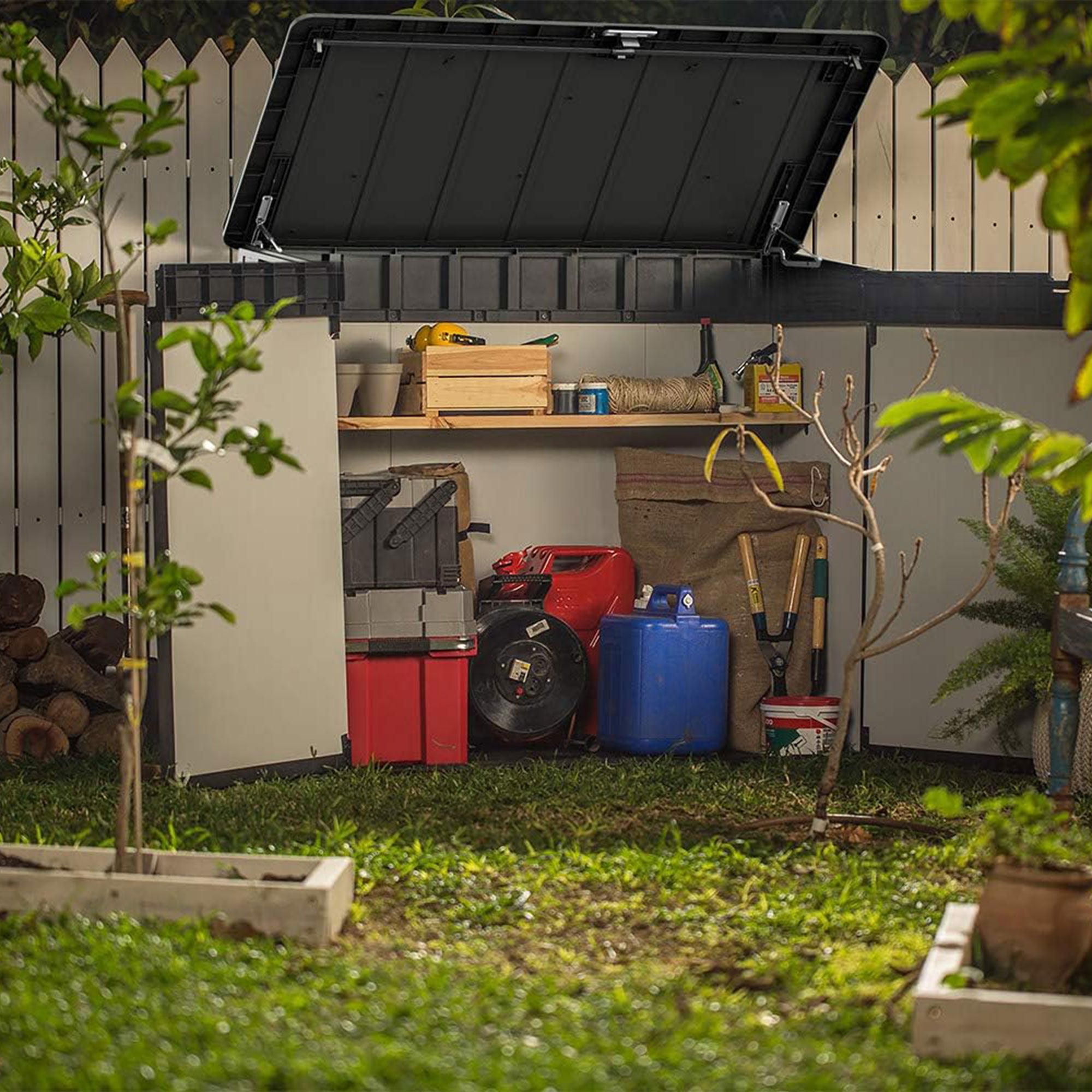 Keter KET-237831 Elite Store Outdoor Storage Shed Patio Furniture for Tools - Smart-nests