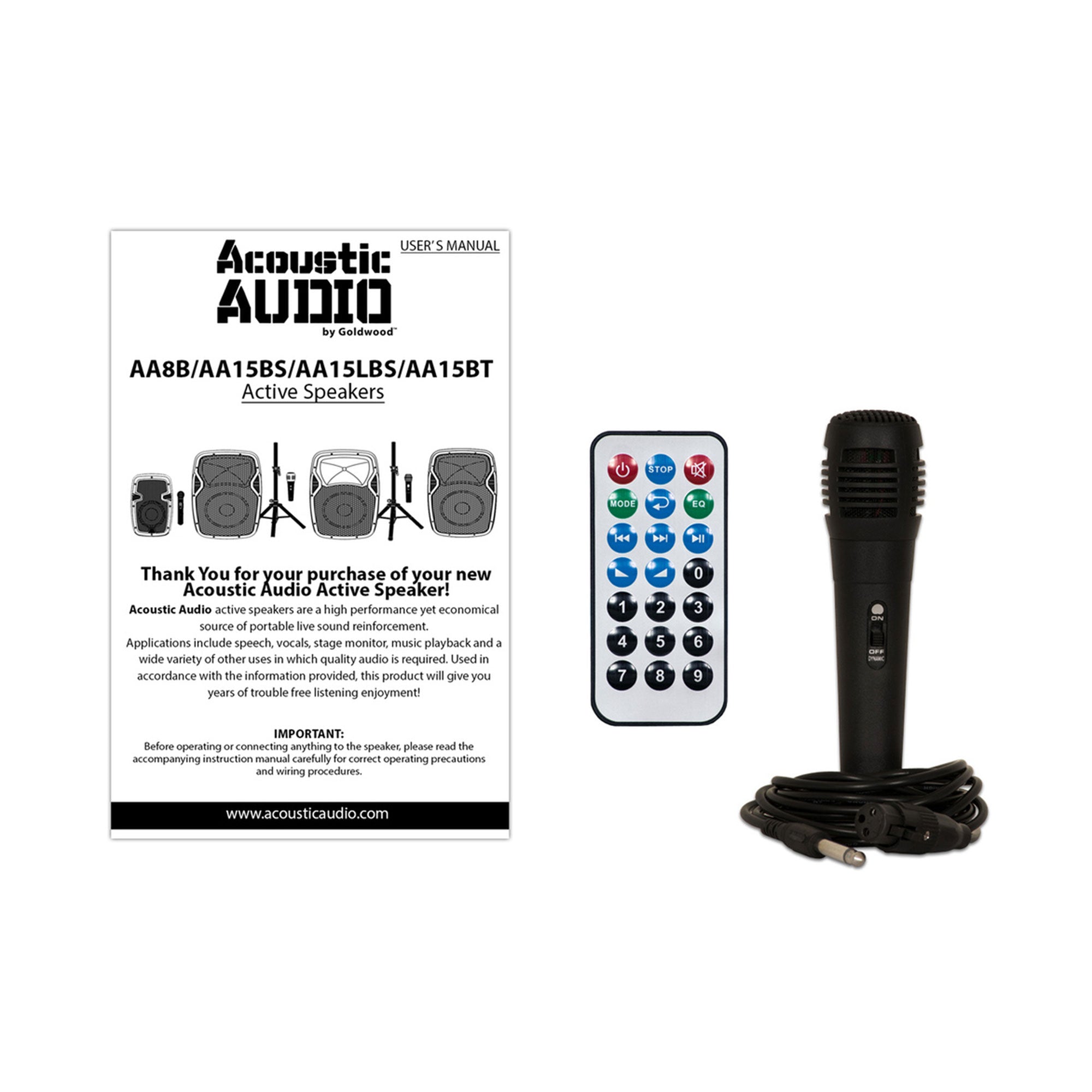 Acoustic Audio by Goldwood AA15LBS 15 Inch 1000W Bluetooth LED Speaker System - Smart-nests