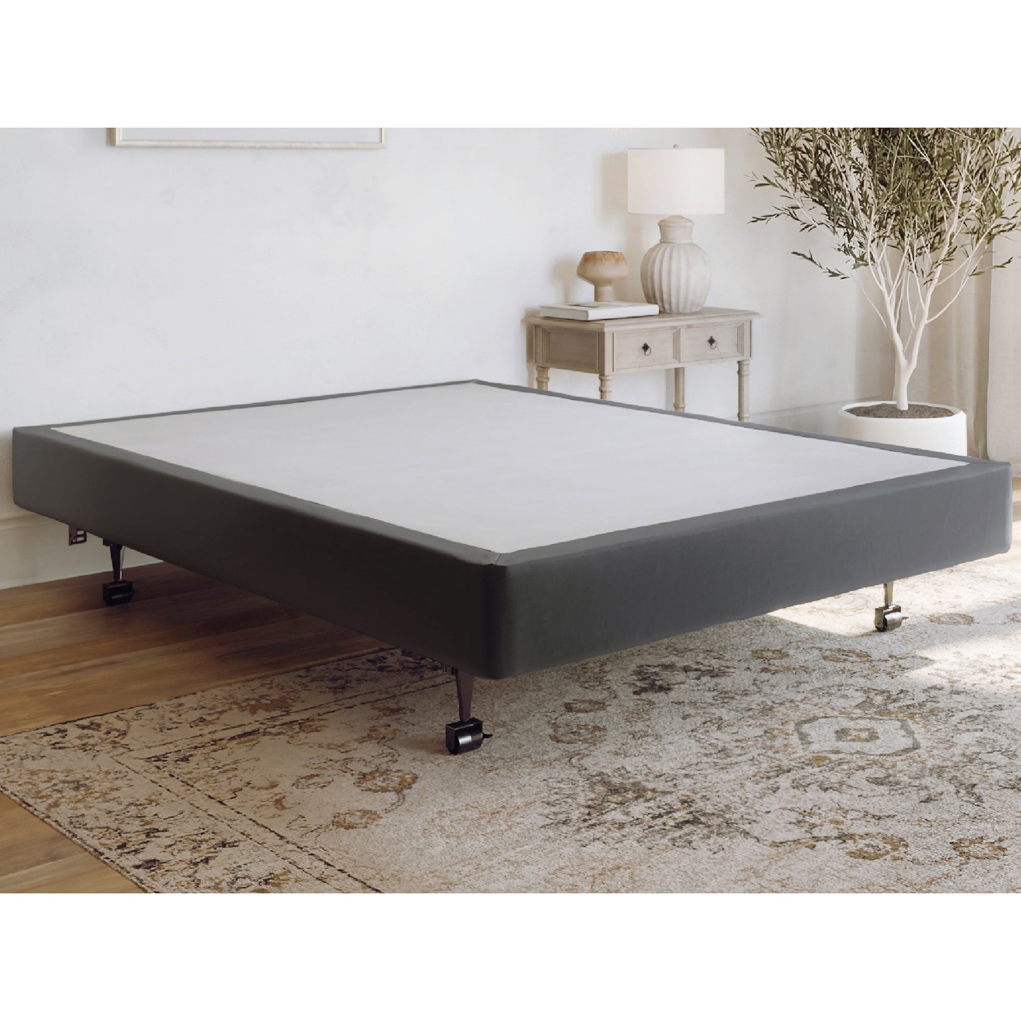 Hercules 8 Inch High Profile Instant Foundation Box Spring Replacement, Queen - Smart-nests