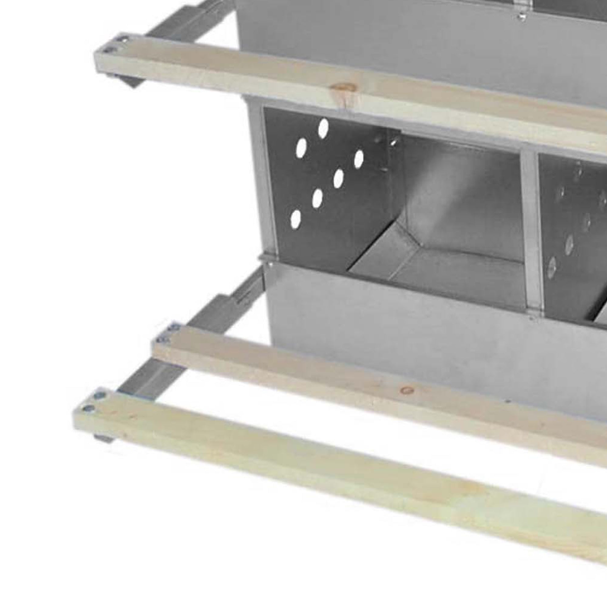Brower 404B Galvanized Steel 4 Hole 20 Bird Poultry Nest Chicken Brooding Box - Smart-nests