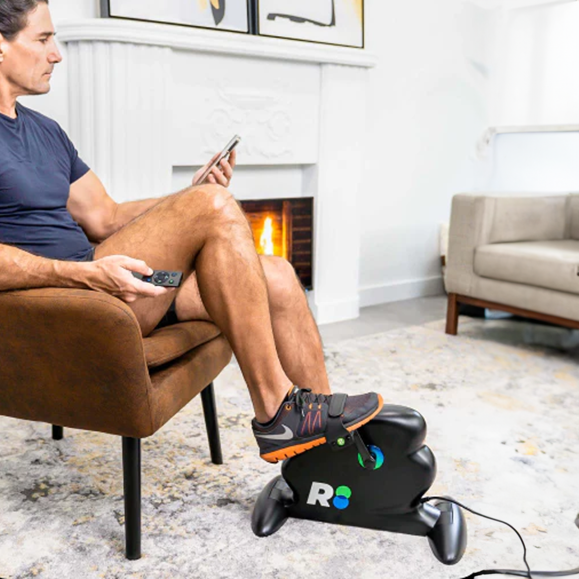 REATHLETE CYCLO Compact Electric Pedal Exerciser for Training and Rehabilitation - Smart-nests