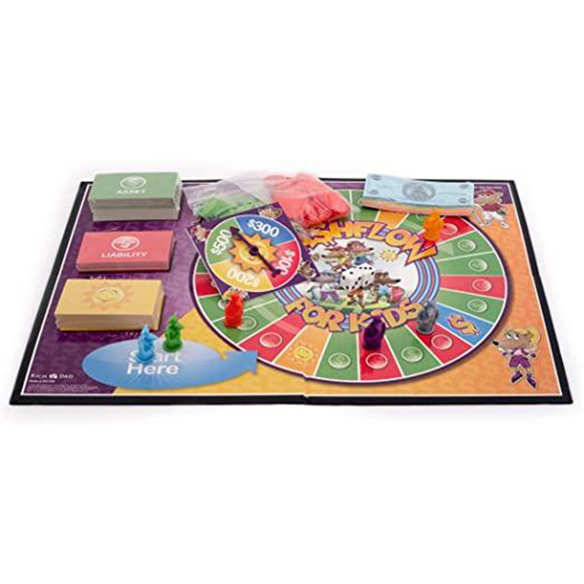 Rich Dad CASHFLOW for Kids, Educational Board Game for Ages 6 and UP - Smart-nests