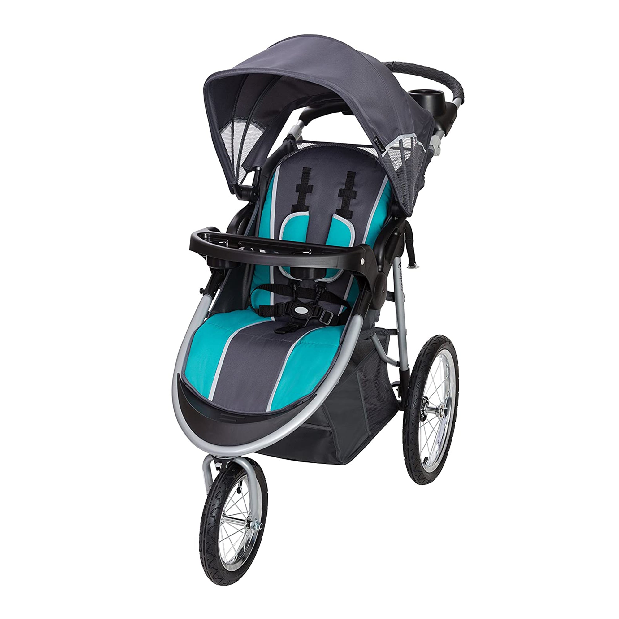 Baby Trend Pathway 35 Jogger Infant Baby Jogger Stroller Travel System, Teal - Smart-nests