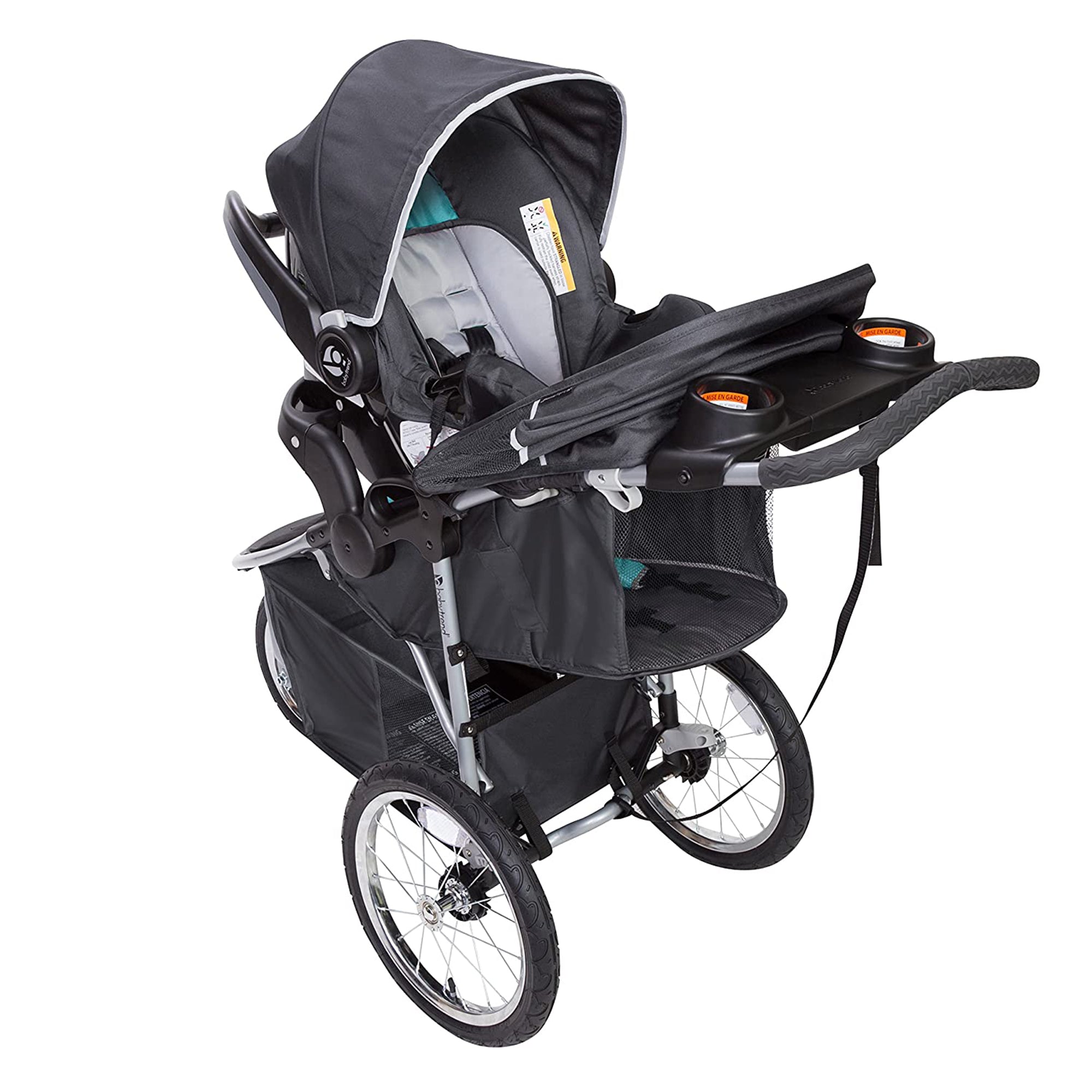 Baby Trend Pathway 35 Jogger Infant Baby Jogger Stroller Travel System, Teal - Smart-nests