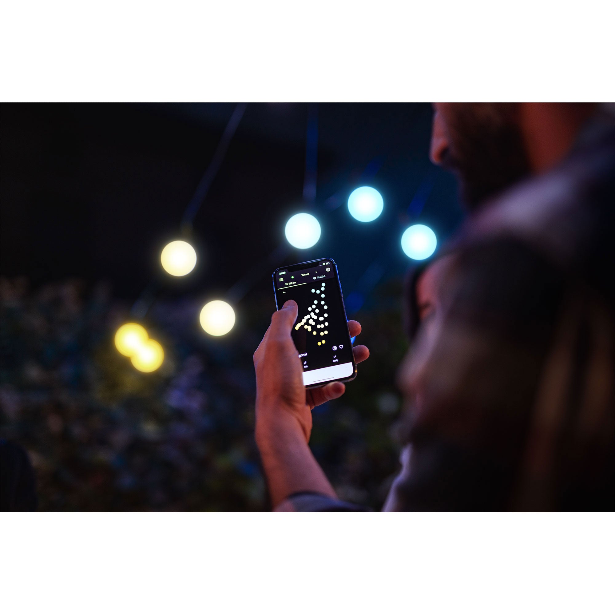 Twinkly Festoon App-Controlled Smart LED Light String 20 AWW (Warm/Cool White) - Smart-nests