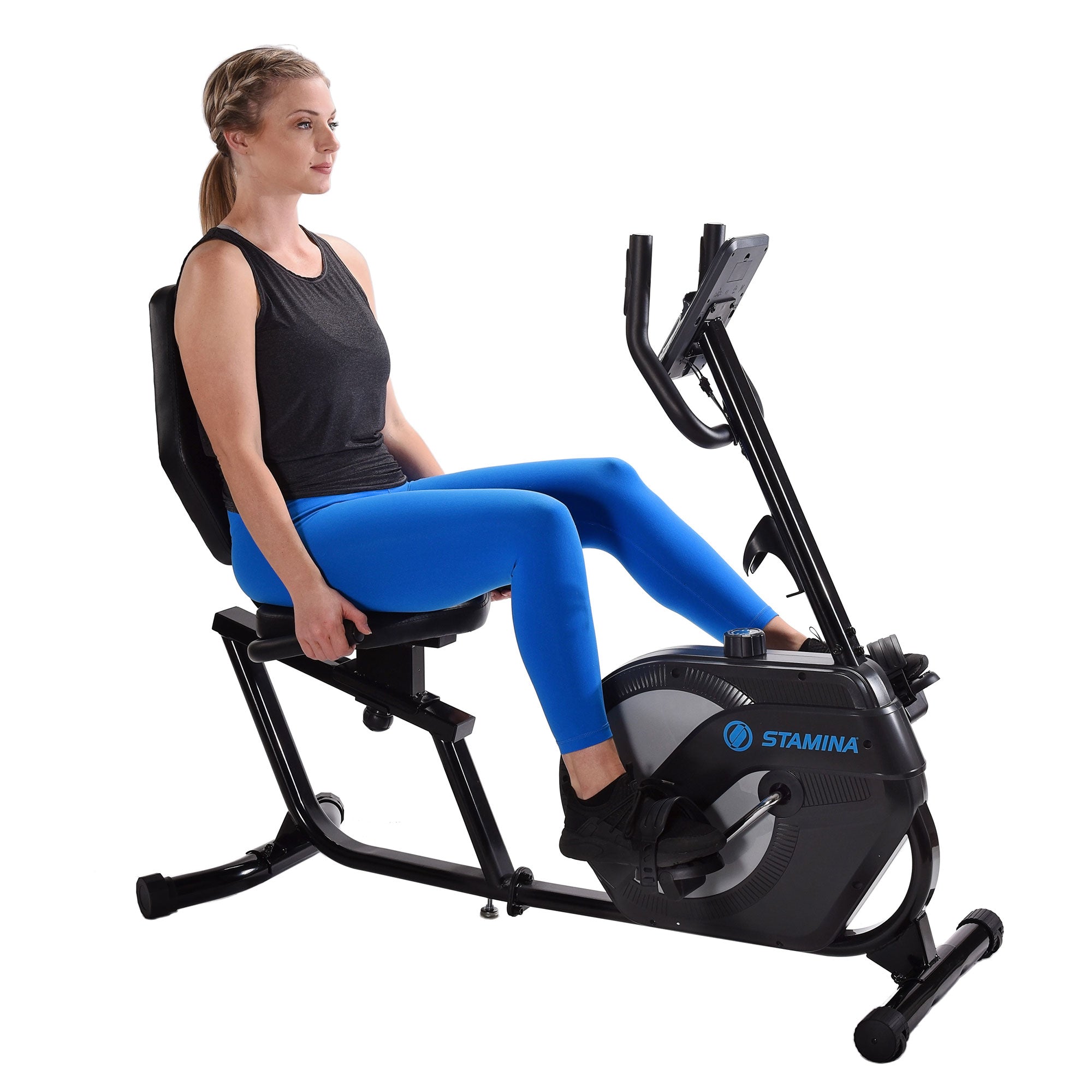 Stamina Products 1346 Stationary Magnetic Resistance Recumbent Exercise Bike - Smart-nests