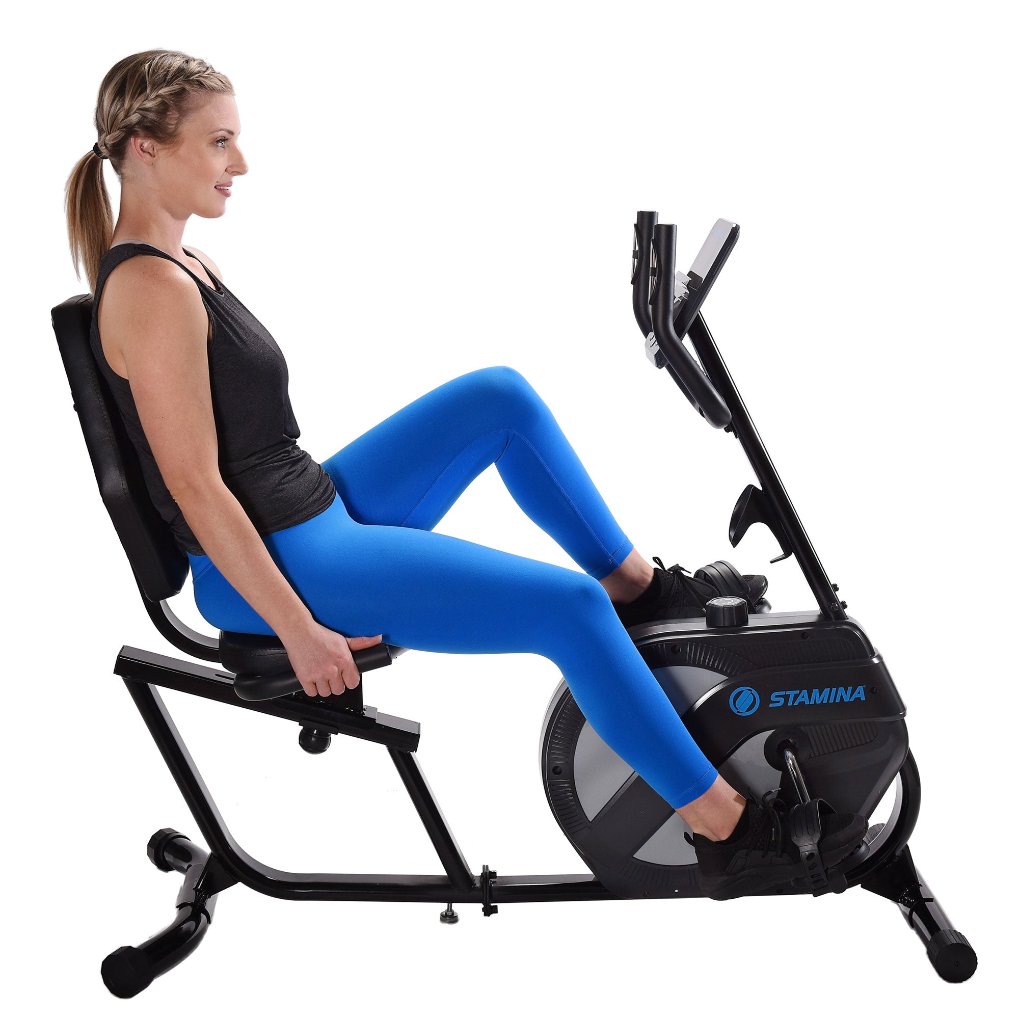 Stamina Products 1346 Stationary Magnetic Resistance Recumbent Exercise Bike - Smart-nests