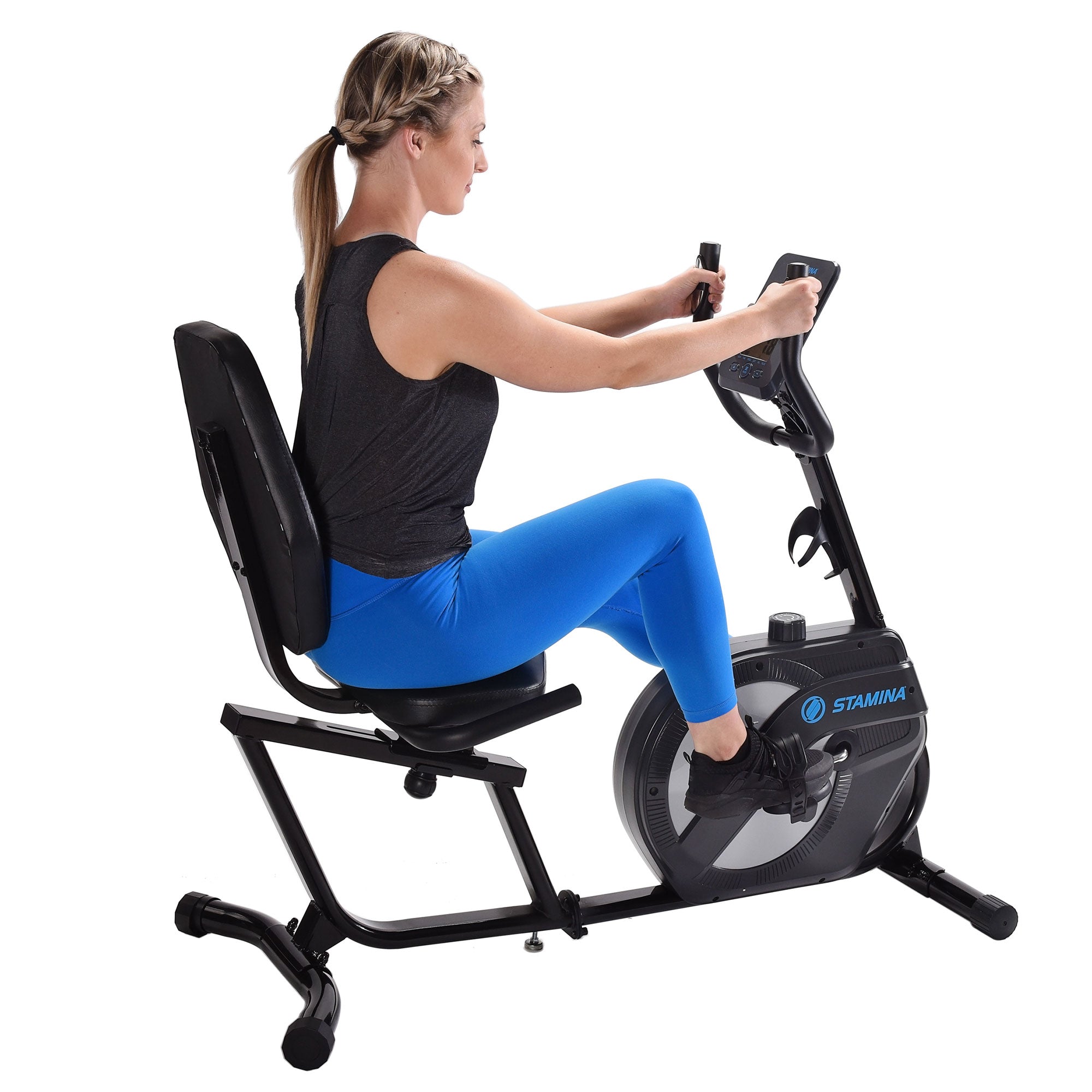 Stamina Products 1346 Stationary Magnetic Resistance Recumbent Exercise Bike - Smart-nests