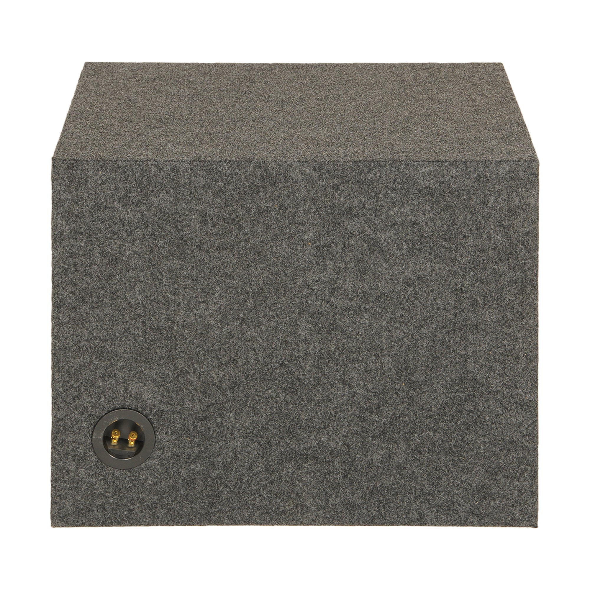 QPower 15" Heavy-Duty Single Vented Vehicle Subwoofer Enclosure Woofer Box, Gray - Smart-nests