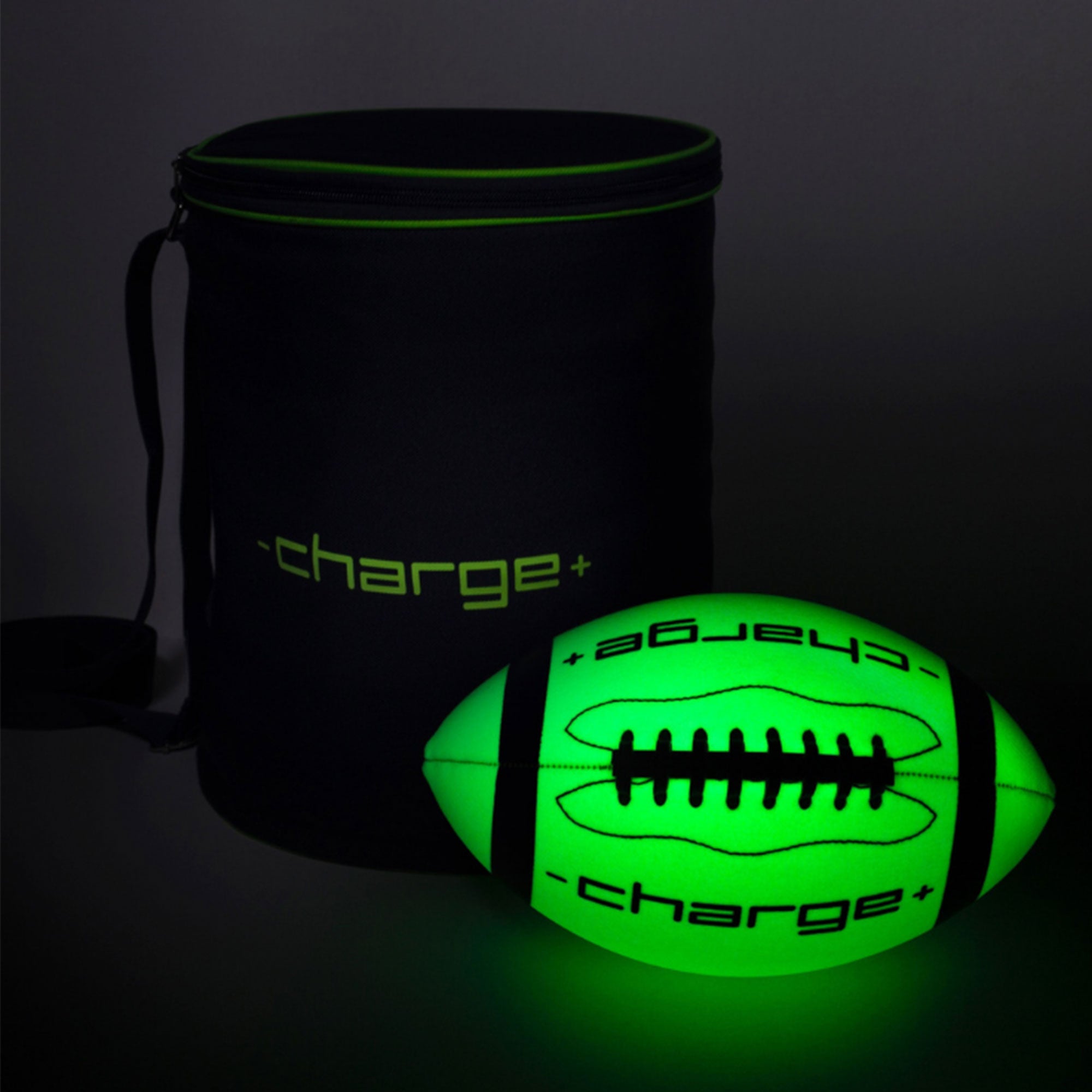 Chargeball Glow In The Dark Football PRO Kit with LED Charging and Carrying Bag - Smart-nests