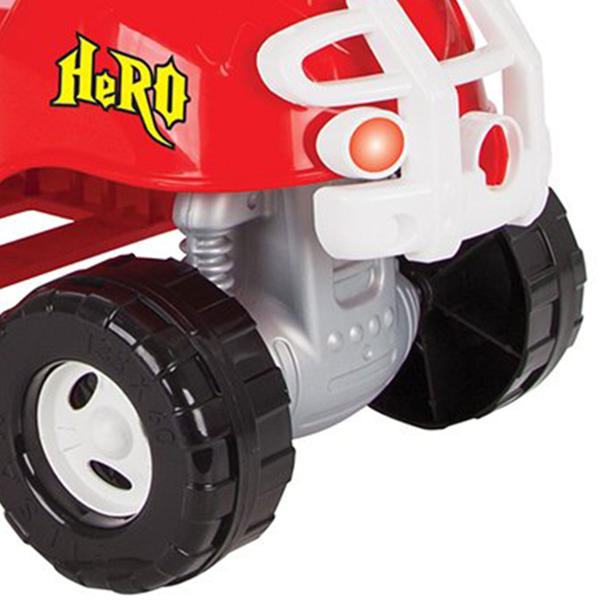 Pilsan Hero ATV Pedalless Ride On Kids Toy w/ Horn for Ages 36 Months & Up, Red - Smart-nests