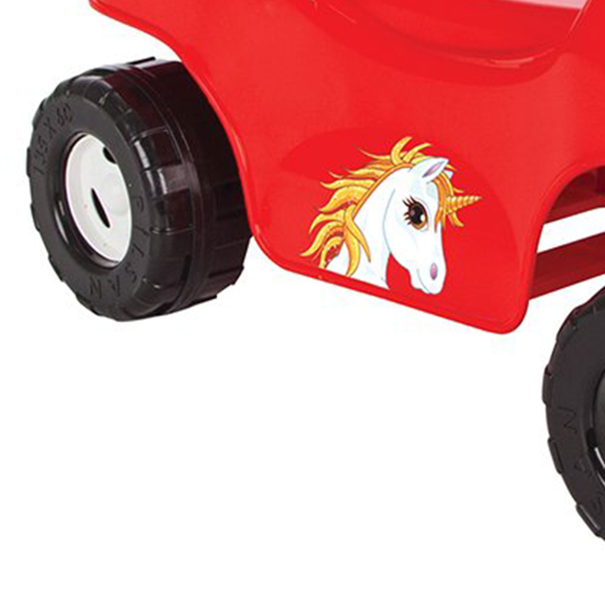 Pilsan Hero ATV Pedalless Ride On Kids Toy w/ Horn for Ages 36 Months & Up, Red - Smart-nests