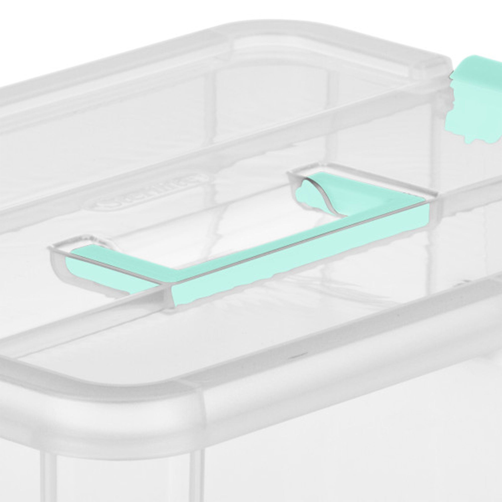 Sterilite Stack and Carry 2 Layer Handle Box Stackable Storage Container, 4 Pack - Smart-nests