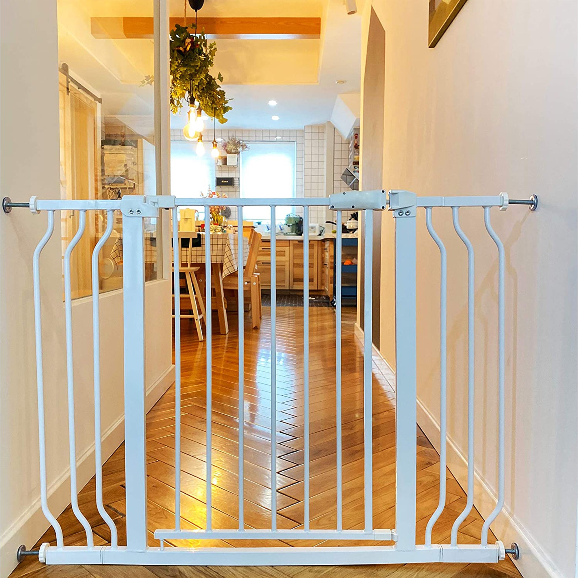 BalanceFrom Walk Thru Auto Close Hold Open Baby Safety Gate, 29.1-43.3 Inches
