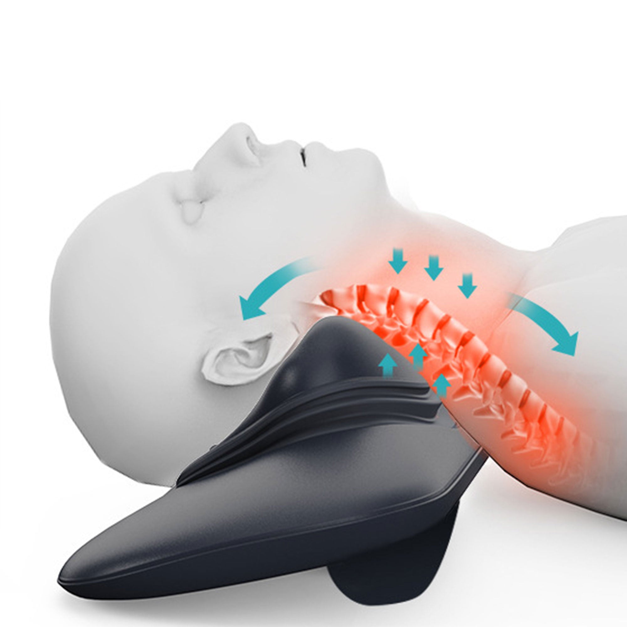 UTK Cervical Support Traction Headrest Apparatus 5 Control Settings with Remote - Smart-nests