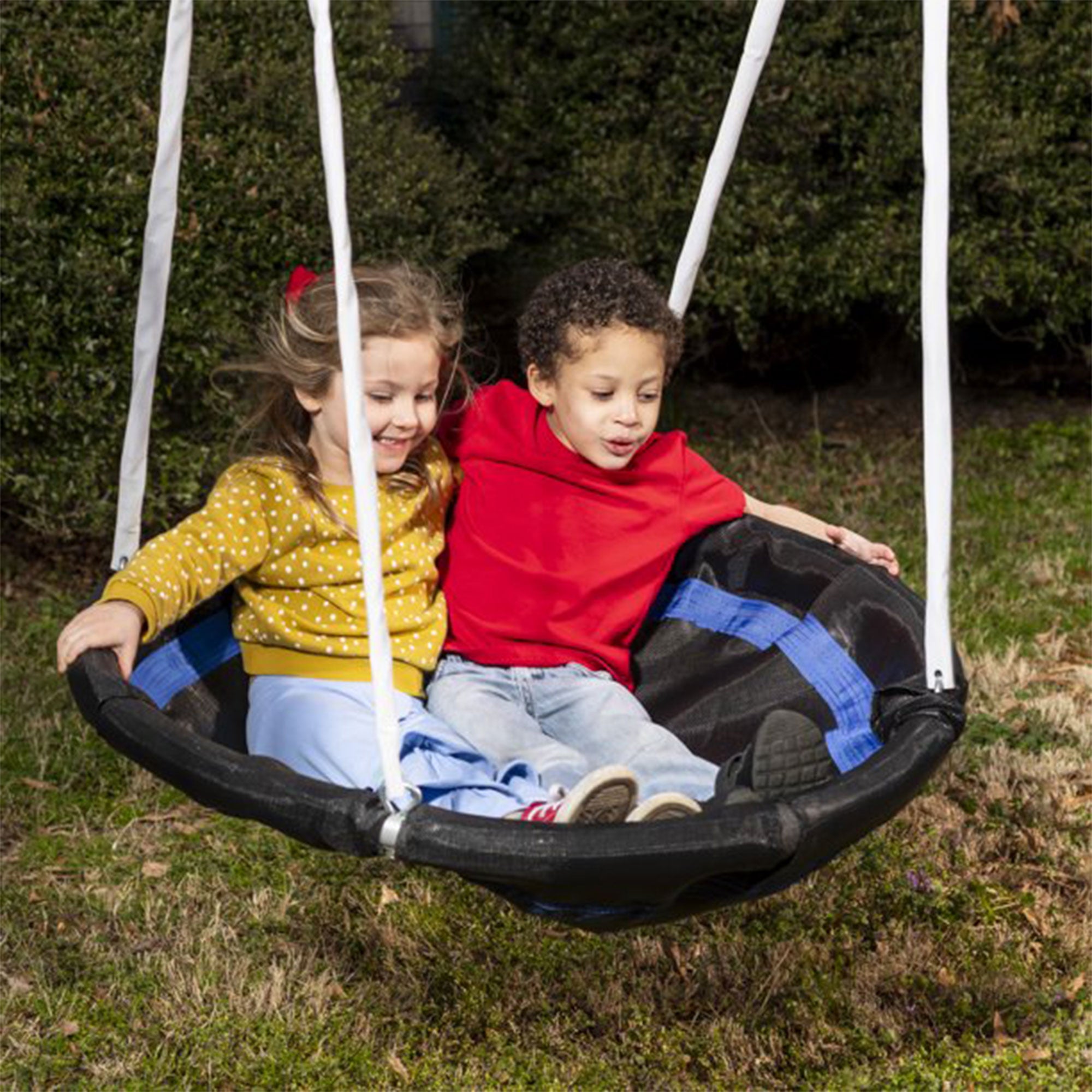XDP Recreation Freedom Fun Play Swing Set w/See Saw, Super Disc, Swings, & Slide - Smart-nests