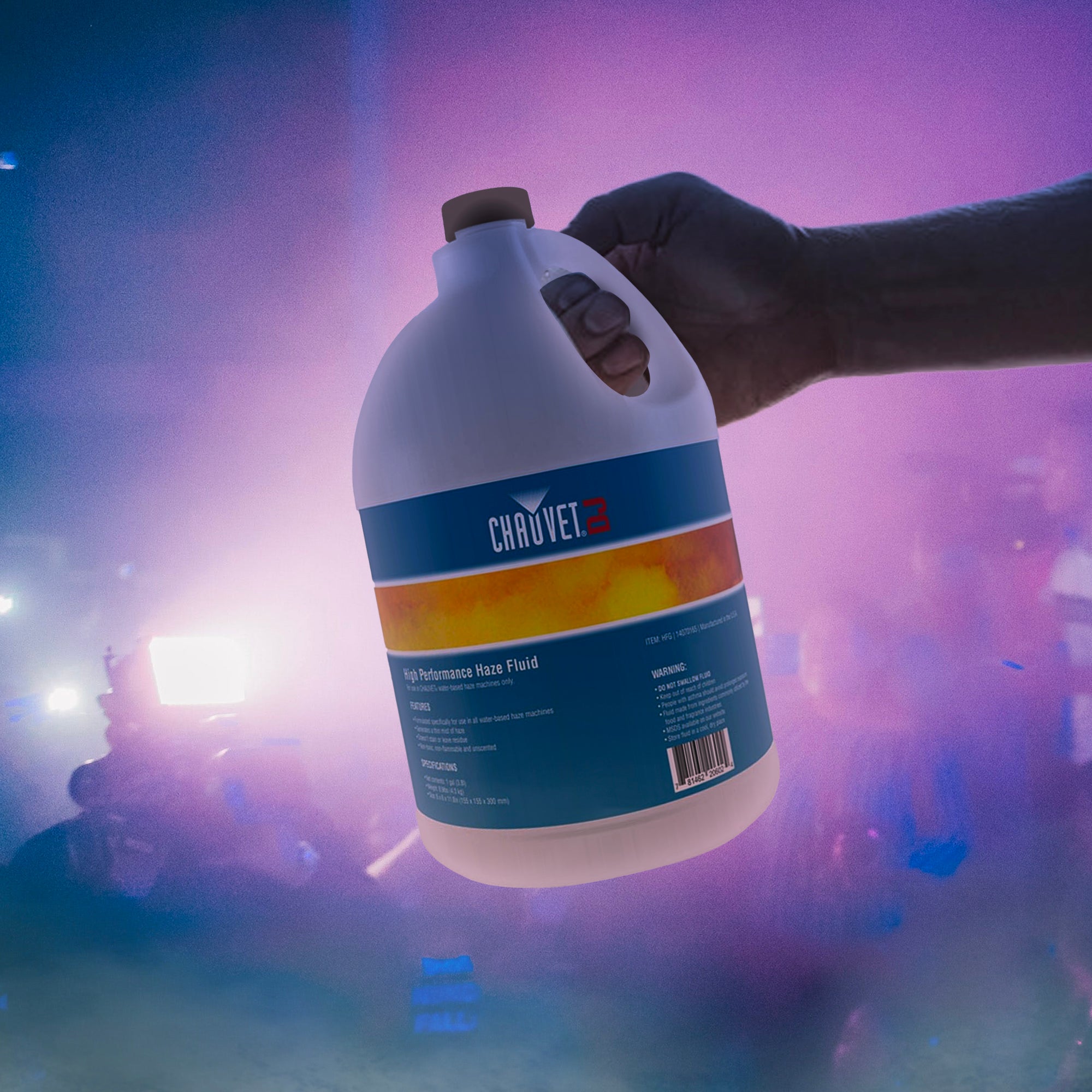 CHAUVET DJ Hurricane HFG Water Based Smoke Fog Haze Machine Fluid, 1 Gallon - Smart-nests