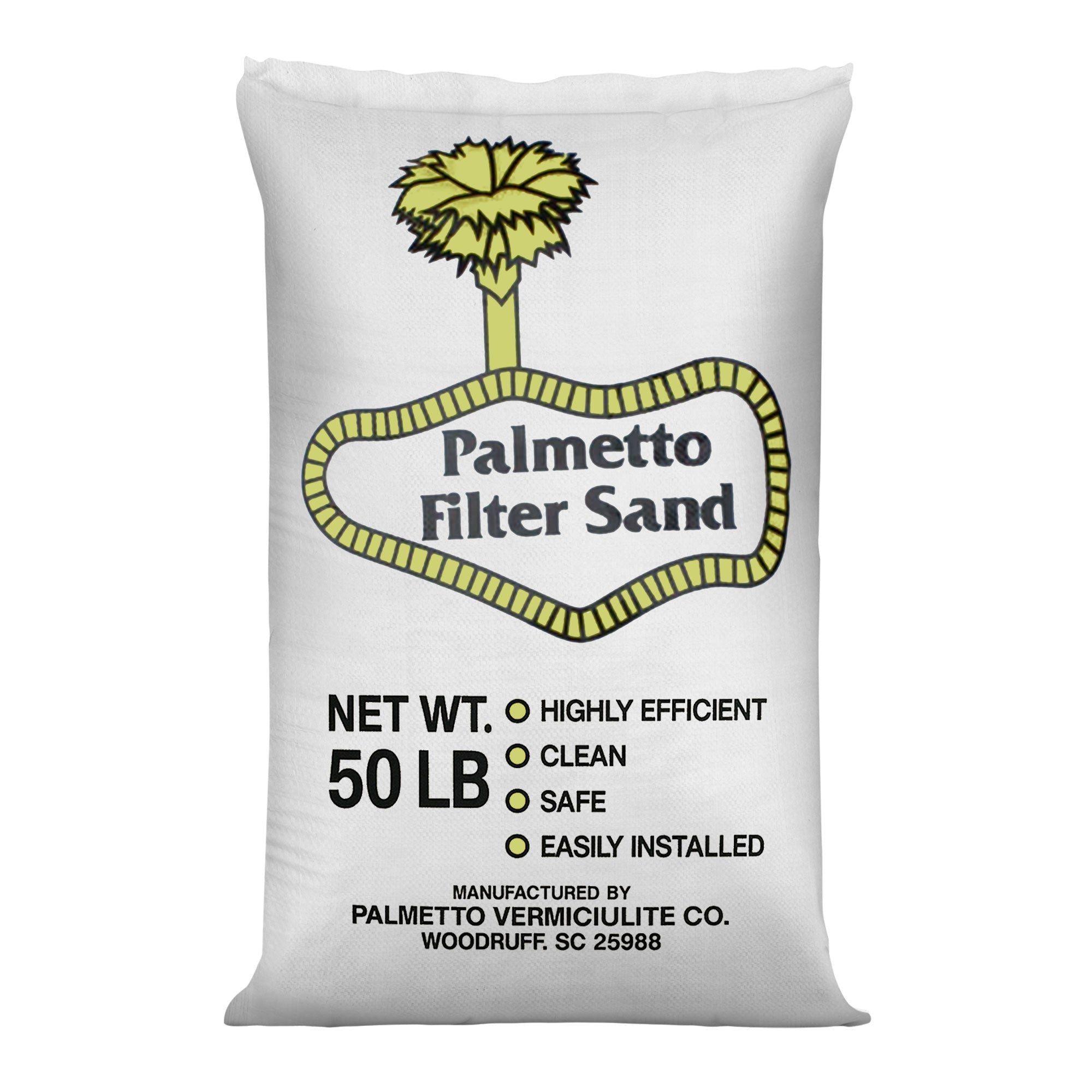 Palmetto Filter Sand for Residential and Commercial Pool Sand Filters, 50 Pound - Smart-nests