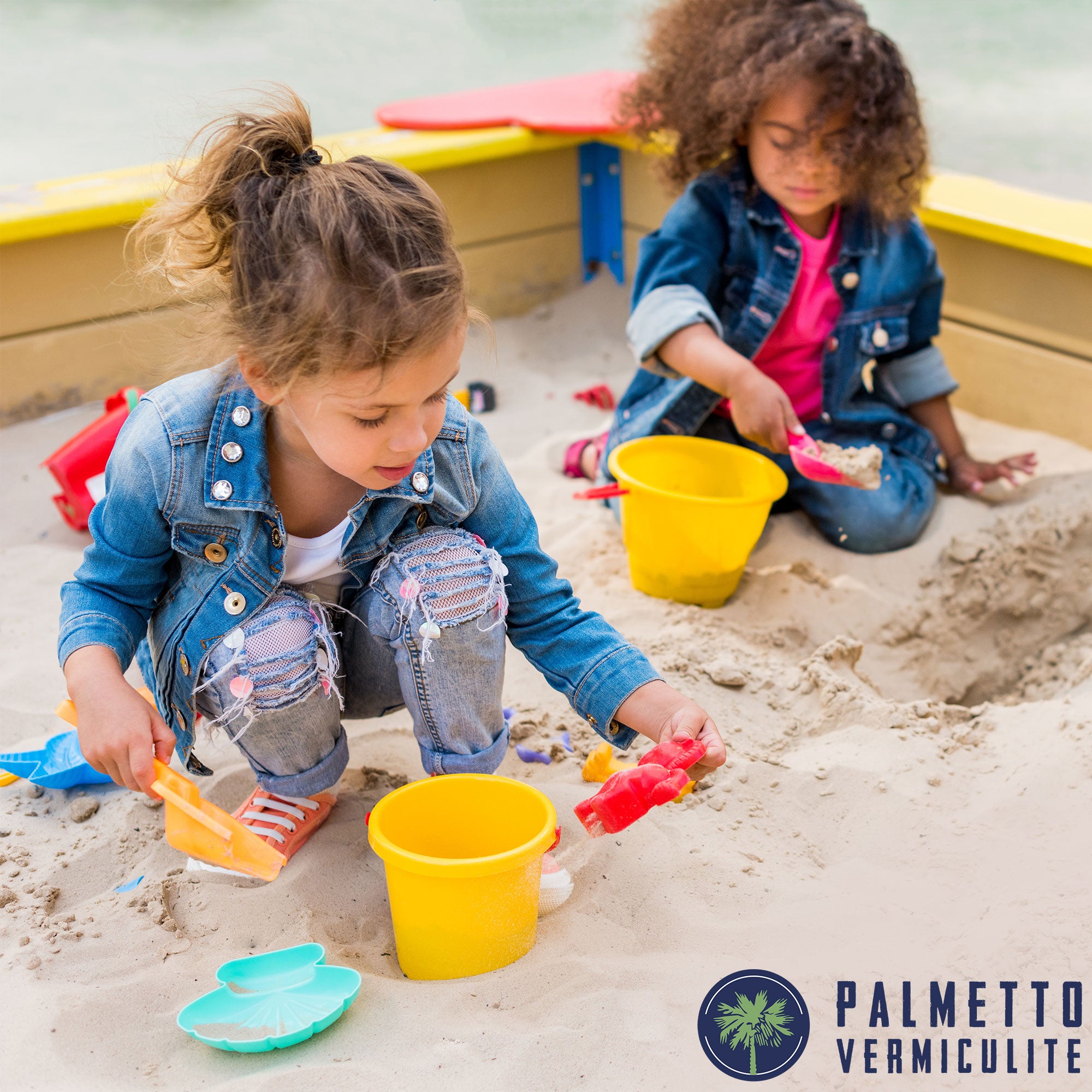 Palmetto Natural Play Sand for Sand Box, Play Areas, & Home Decor, 50 LB, Creme - Smart-nests