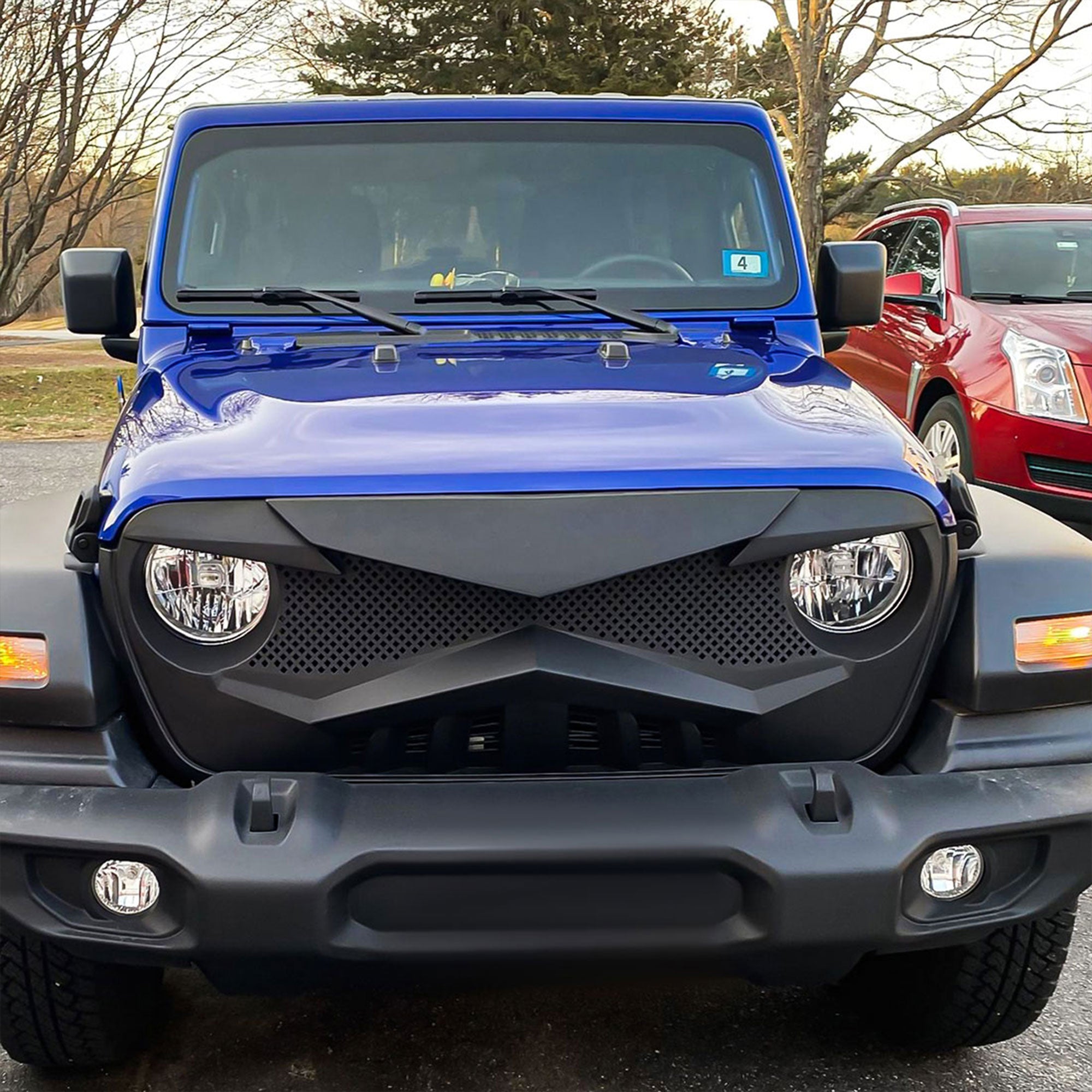AMERICAN MODIFIED Hawke Grille for 2018+ Jeep Wrangler JL & 2020+ Gladiator JT - Smart-nests