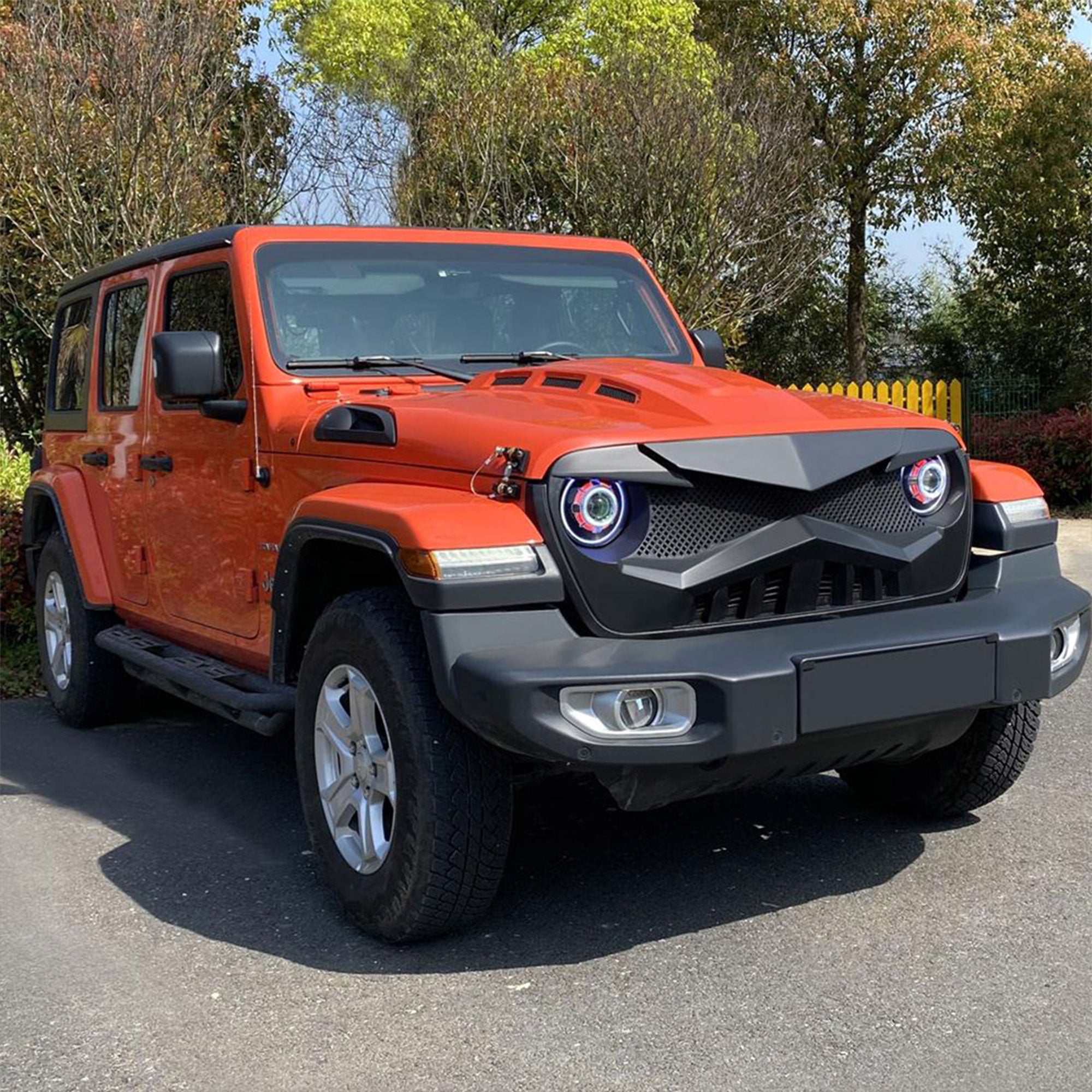 AMERICAN MODIFIED Hawke Grille for 2018+ Jeep Wrangler JL & 2020+ Gladiator JT - Smart-nests
