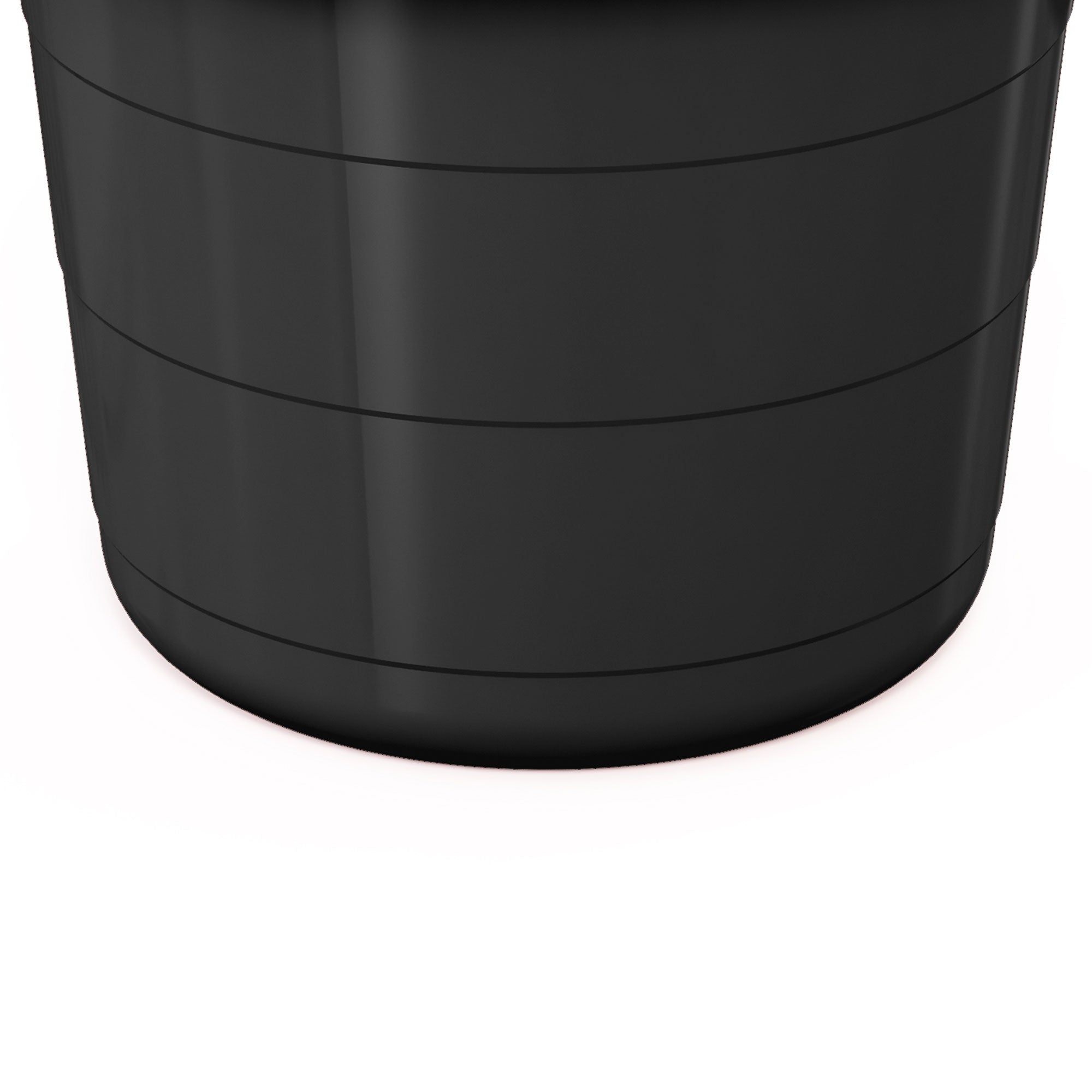 Life Story 17 Gal Flexible Plastic Storage Bucket w/ Rope Handles, Black, 8 Pack - Smart-nests