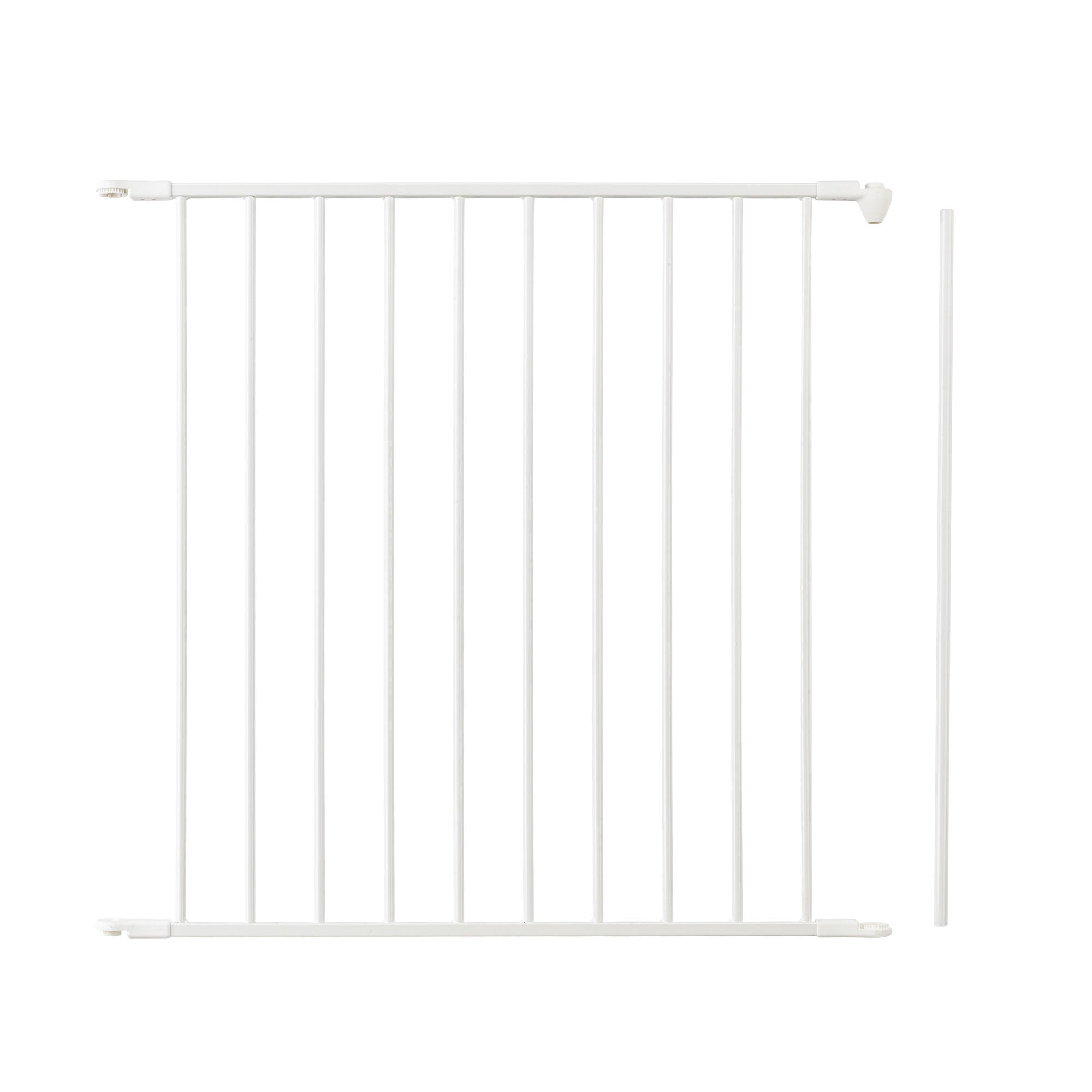 Scandinavian Pet Flex Metal 28.4in Baby Gate Extension Panel Accessory, White - Smart-nests