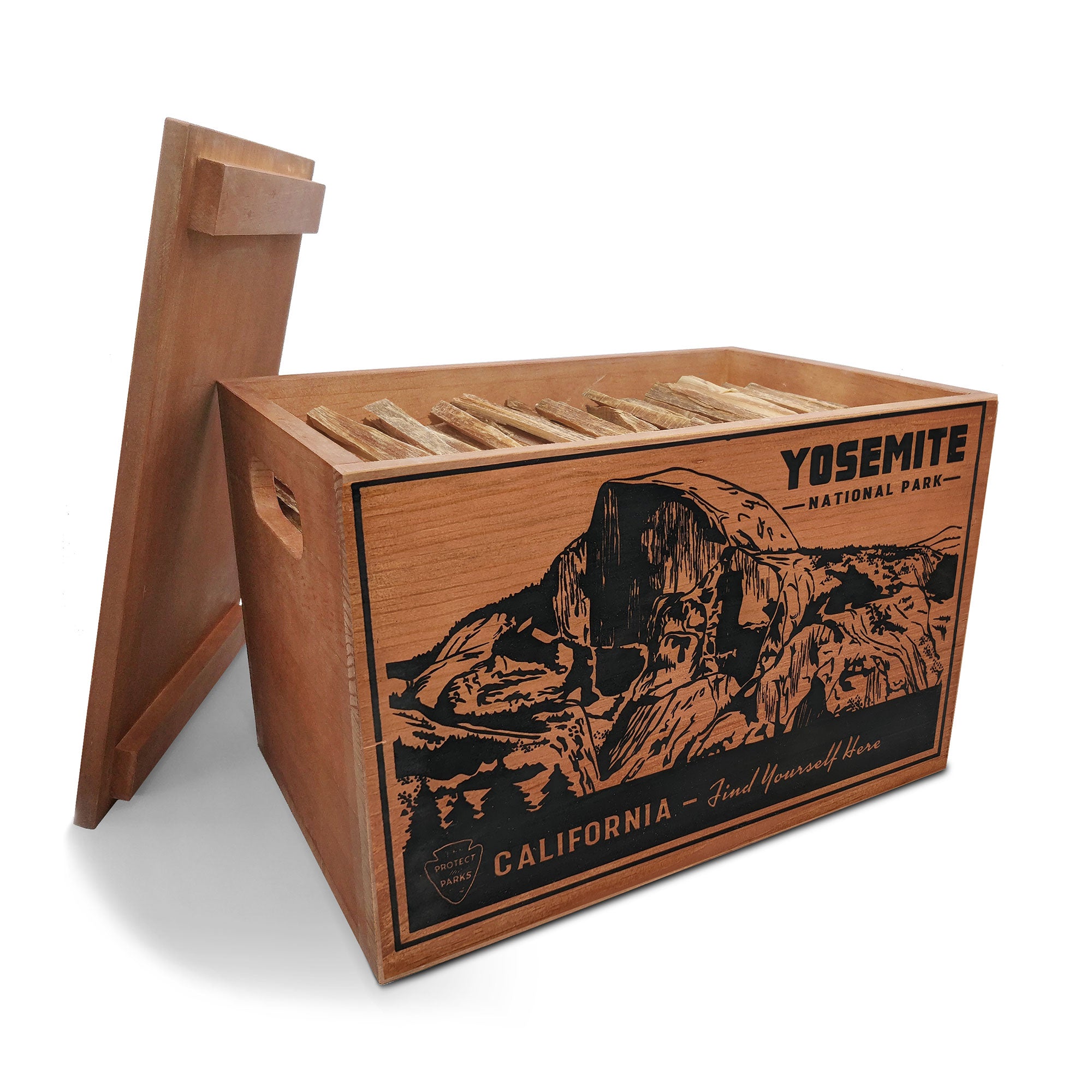 Betterwood Products 04405 Fatwood Firestarter in Wooden Crate, Yosemite, 13 LB - Smart-nests