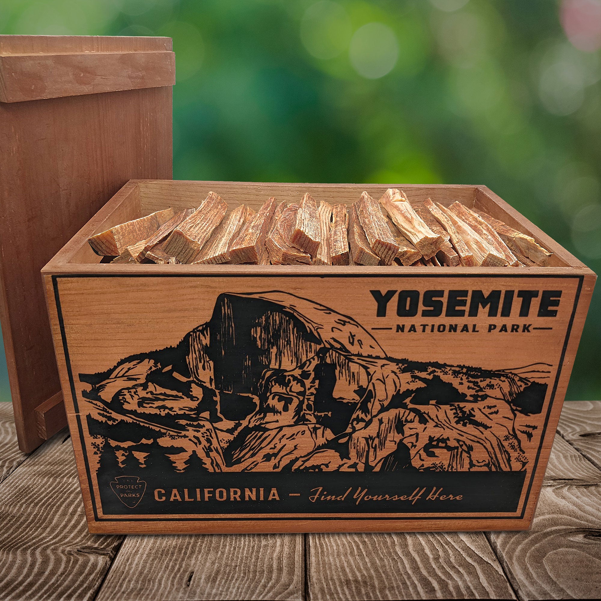 Betterwood Products 04405 Fatwood Firestarter in Wooden Crate, Yosemite, 13 LB - Smart-nests
