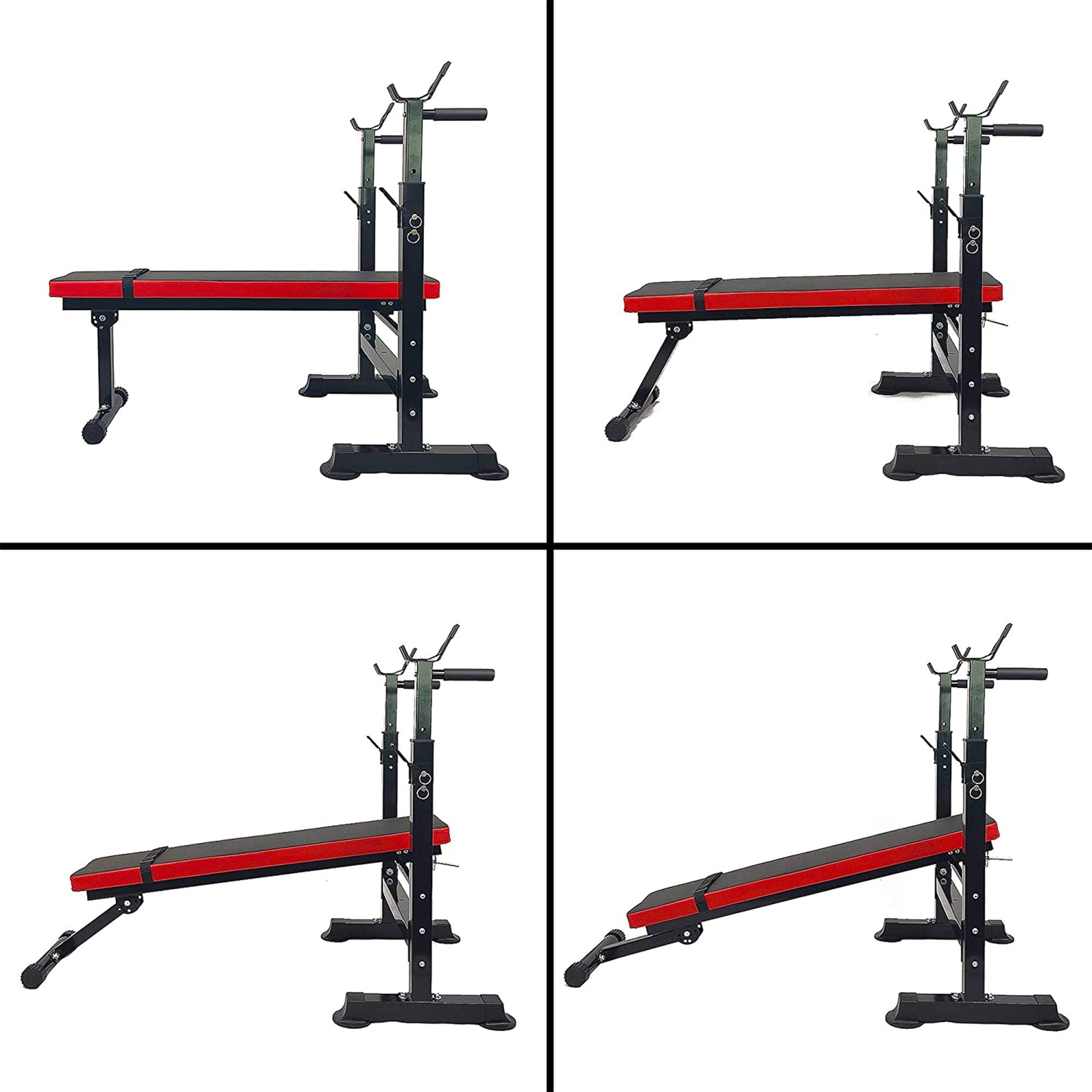 BalanceFrom Fitness Multifunctional Adjustable Workout Station with Squat Rack