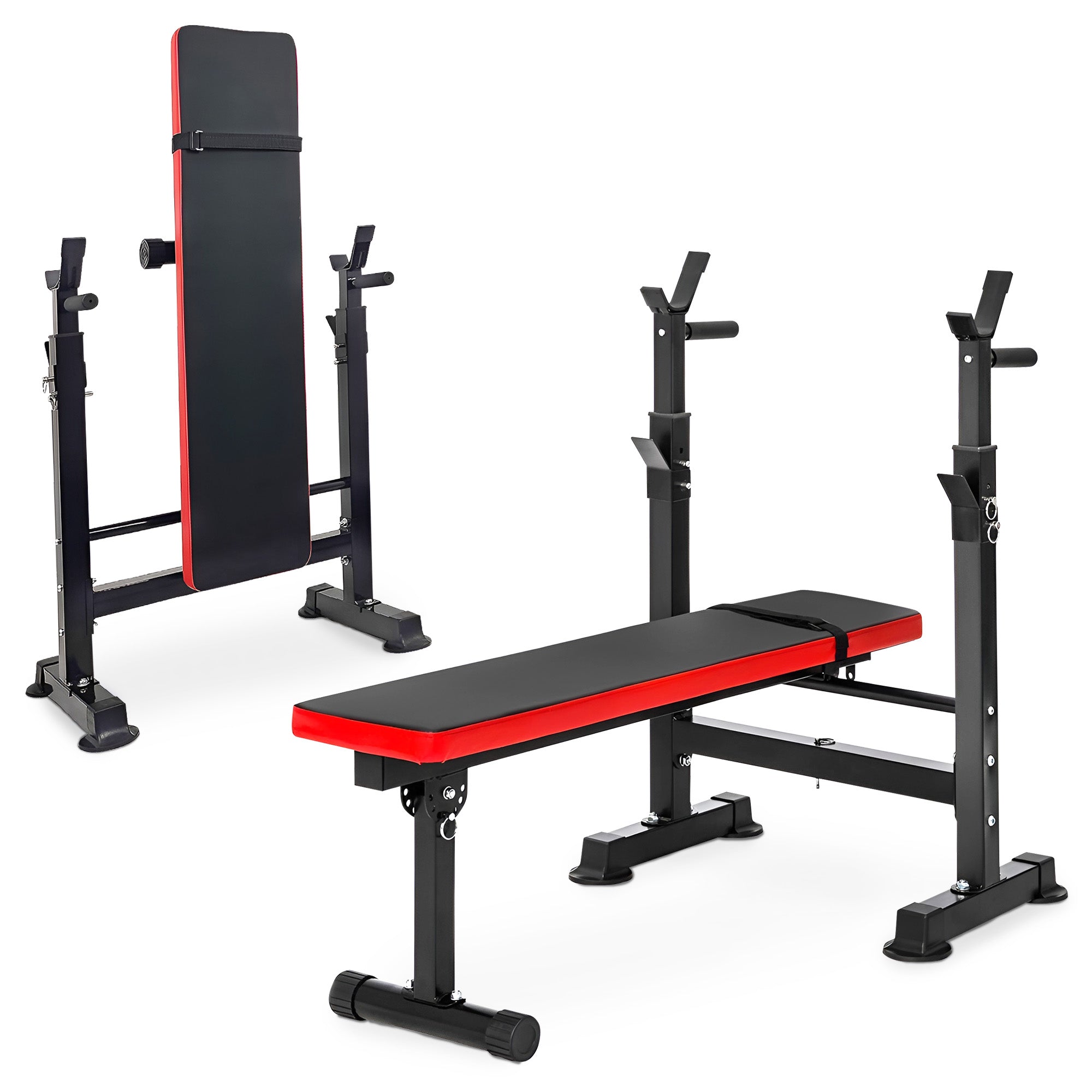 BalanceFrom Multifunctional Adjustable Workout Station w/ Squat Rack (For Parts) - Smart-nests