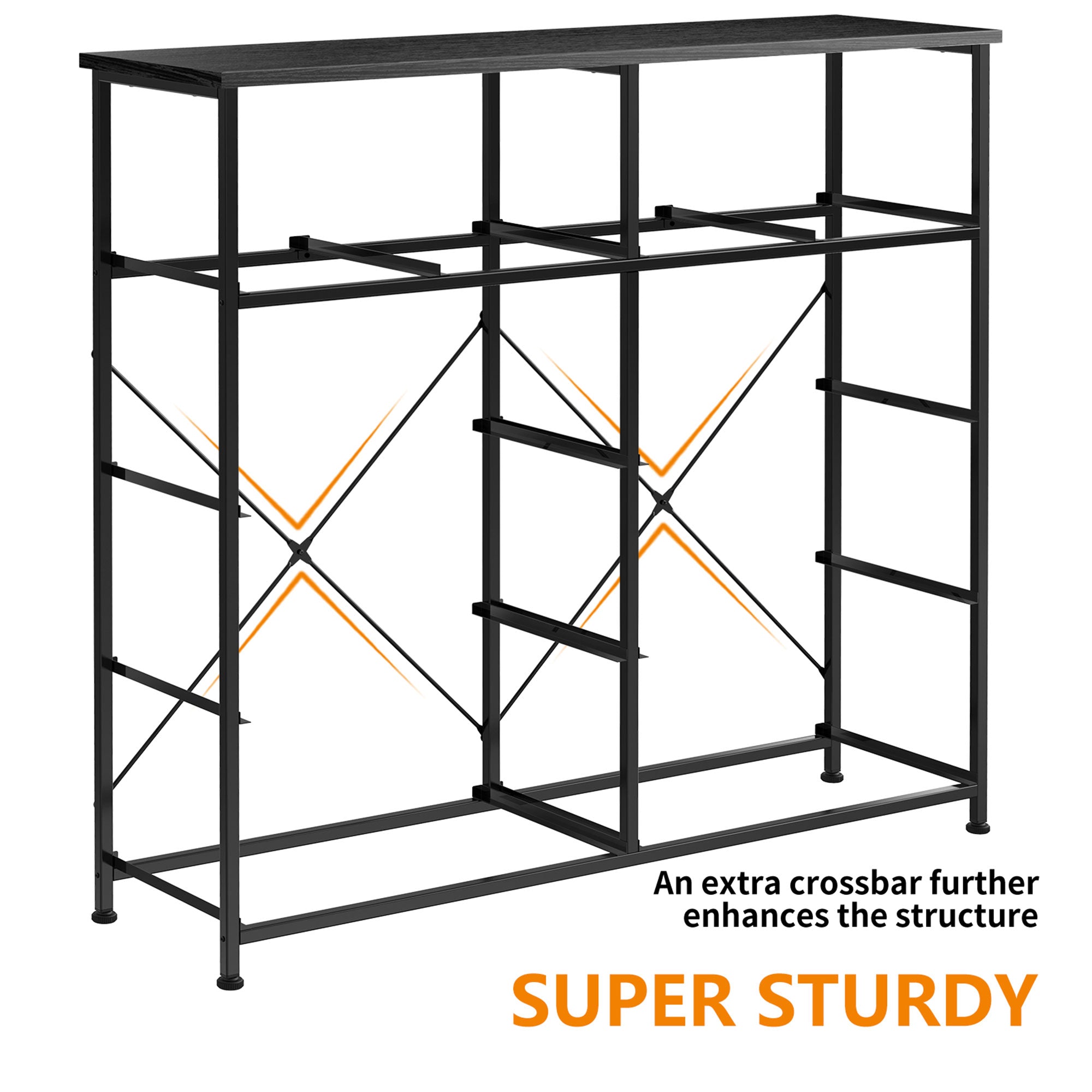10 Drawer Steel Frame Bedroom Storage Organizer Dresser, Light Grey (Open Box) - Smart-nests