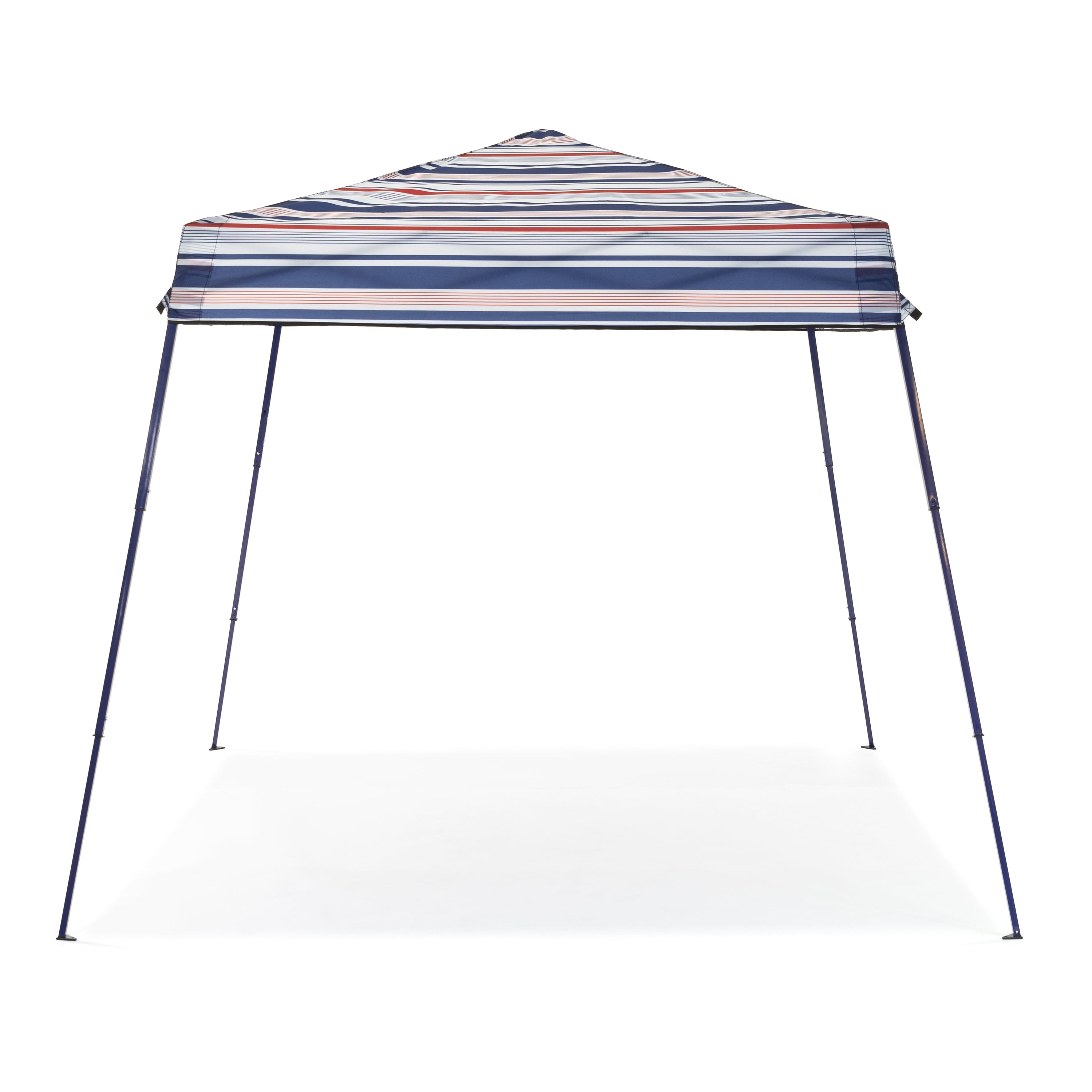 SlumberTrek 3049370VMI Tropez Outdoor Beach Gazebo Shelter, Red, White, and Blue - Smart-nests