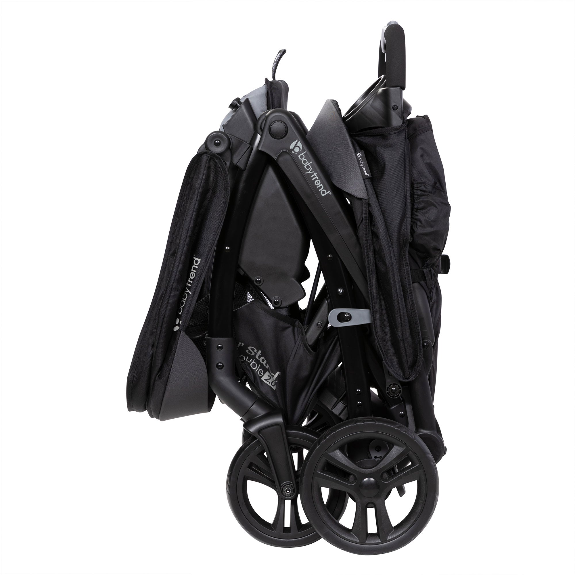 Baby Trend Sit N' Stand Double Stroller 2.0 DLX w/5 Point Safety Harness, Stormy - Smart-nests