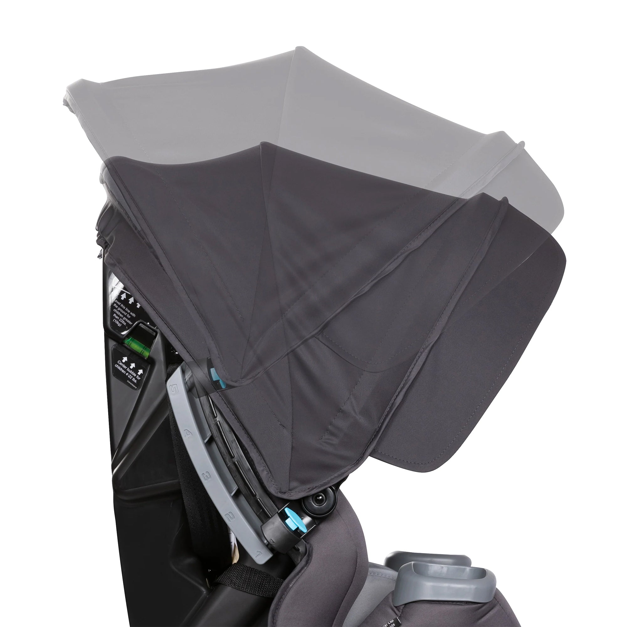 Baby Trend Cover Me 4 in 1 Convertible Car Seat with Adjustable Canopy, Stormy - Smart-nests