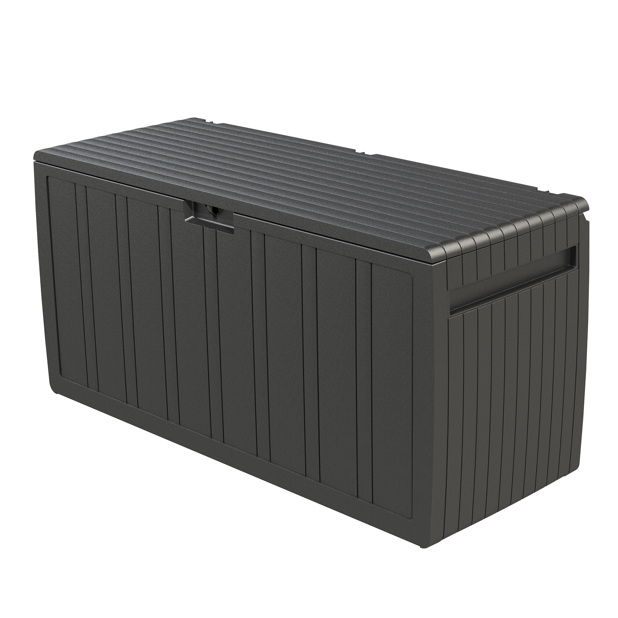 Ram Quality Products Outdoor Backyard Patio Storage Deck Box, 71 Gallon, Gray - Smart-nests