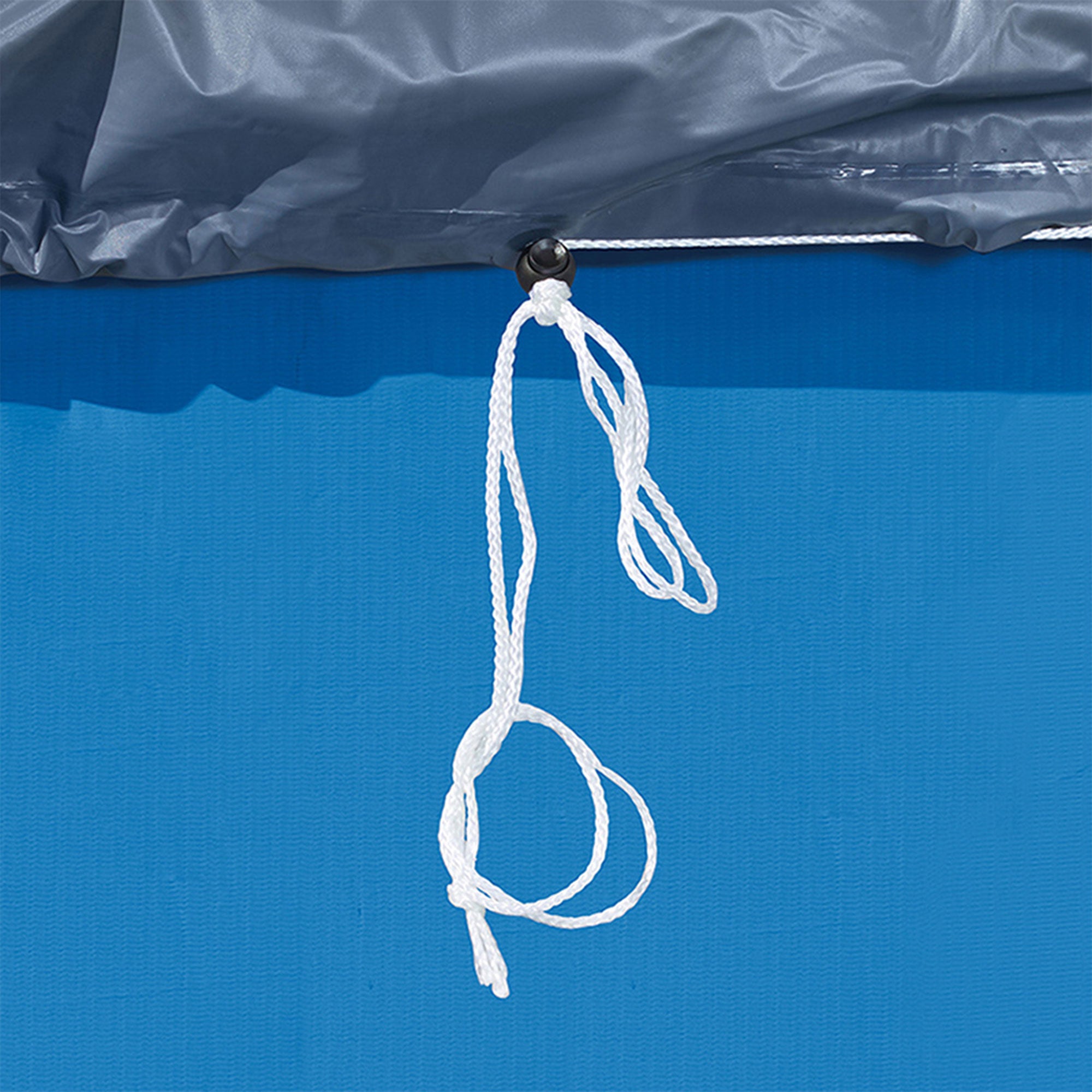 Funsicle 10ft Round Above Ground Frame Pool Debris Cover, Accessory Only, Gray - Smart-nests