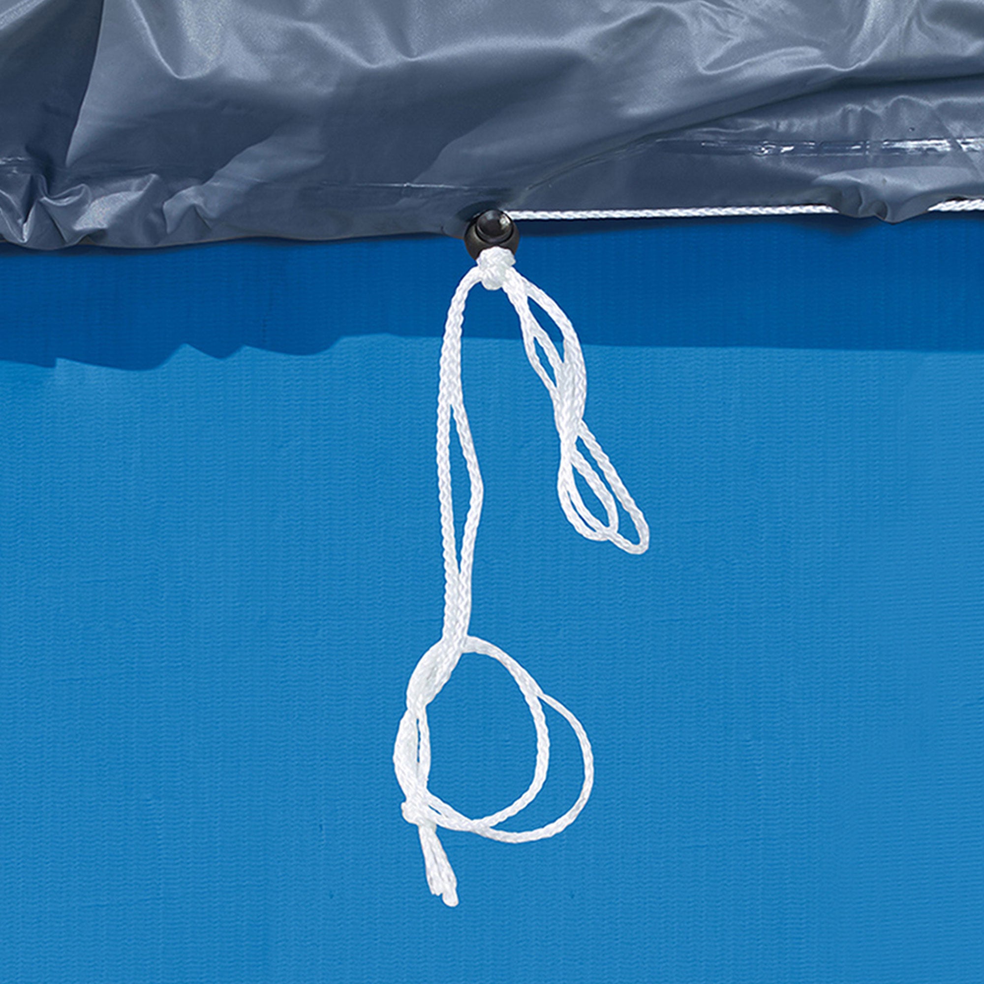 Funsicle 12ft Round Above Ground Frame Pool Debris Cover, Accessory Only, Gray - Smart-nests