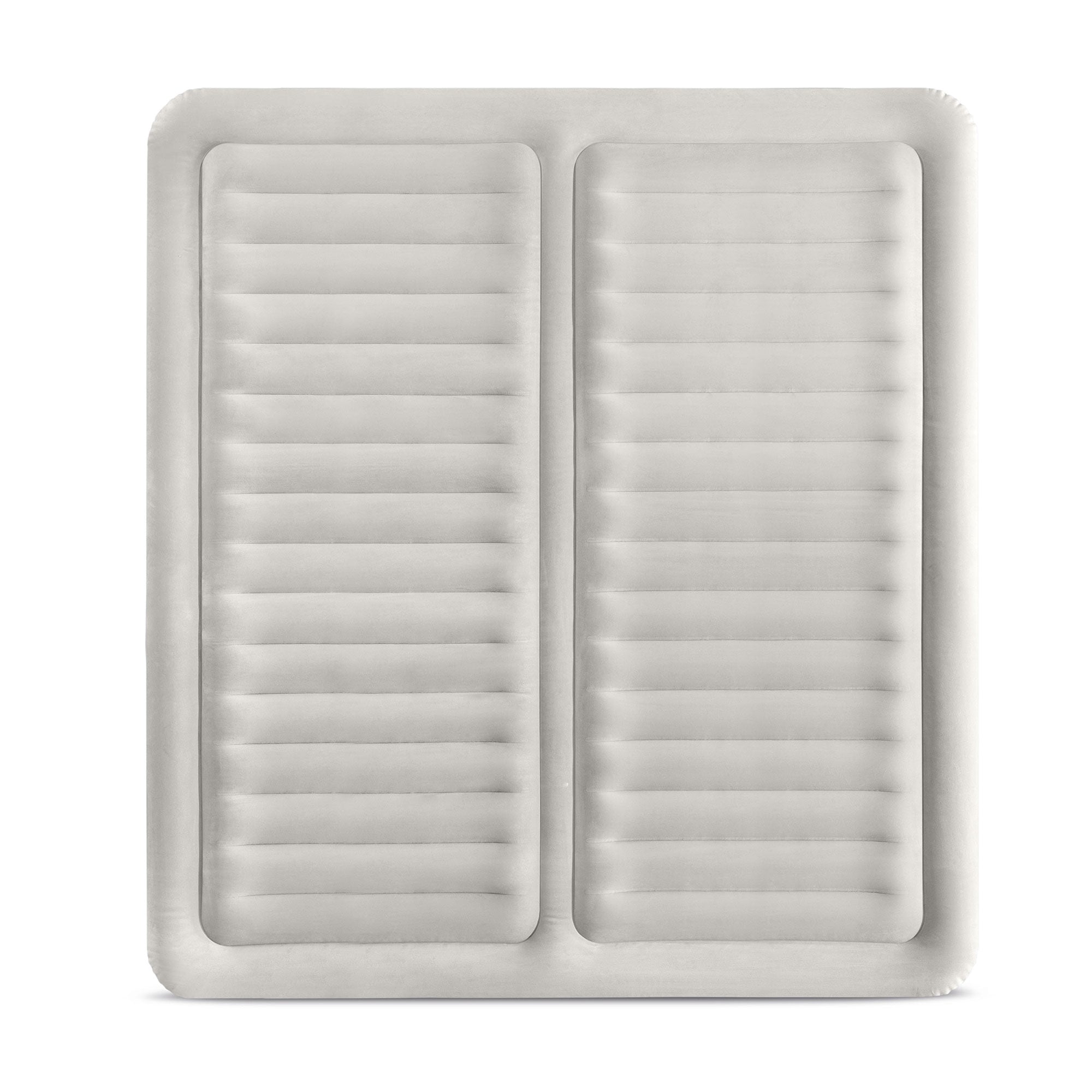 Intex 64953E Deluxe Dual Zone 22" King Sized Air Mattress with Built In Air Pump - Smart-nests
