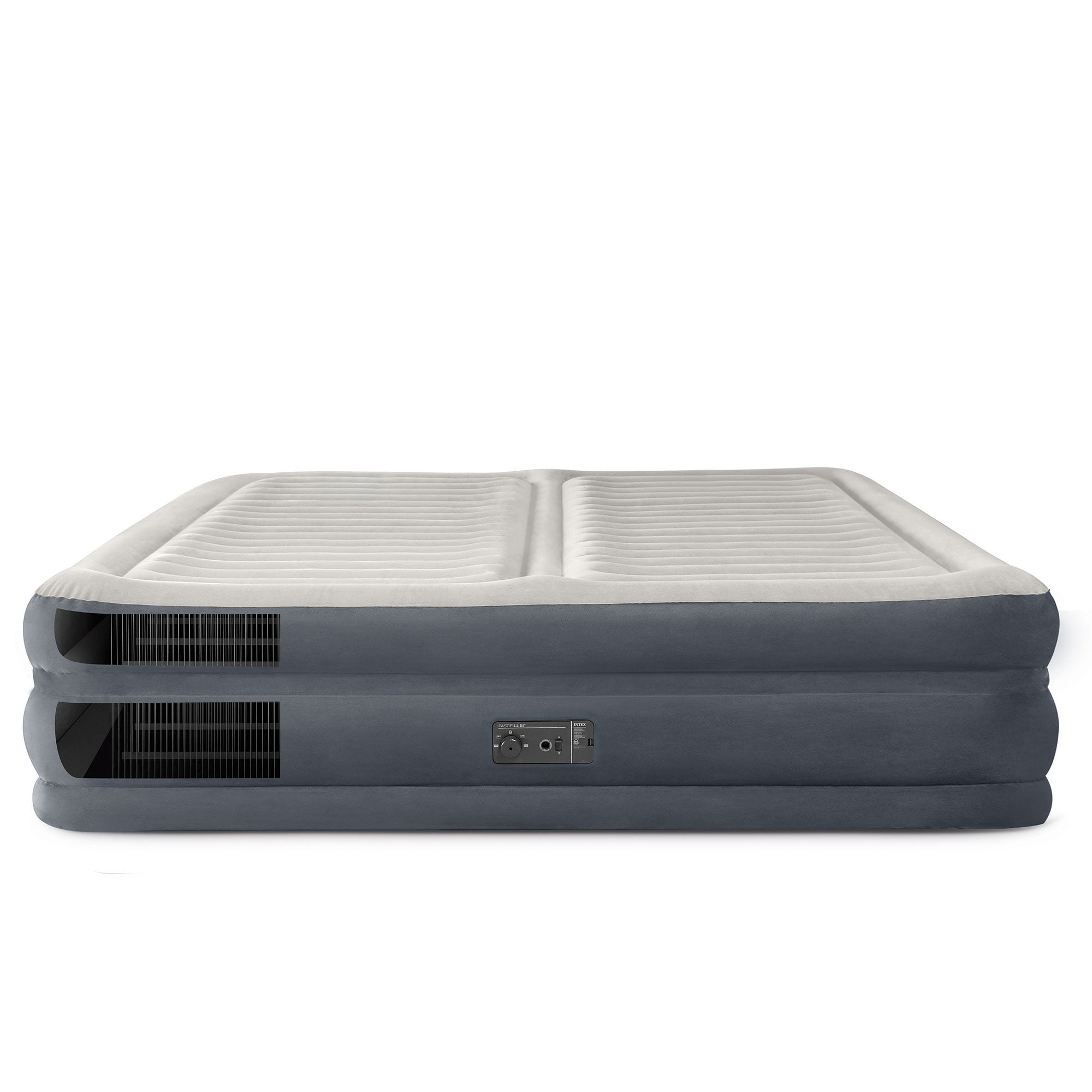 Intex 64953E Deluxe Dual Zone 22" King Sized Air Mattress with Built In Air Pump - Smart-nests