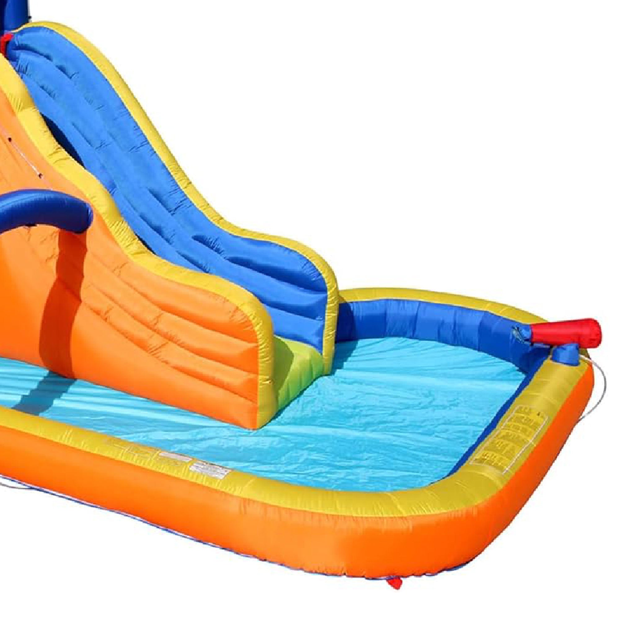Banzai Rapid Falls Dual Slides Outdoor Water Park Climbing Rope Lagoon, Ages 5+ - Smart-nests