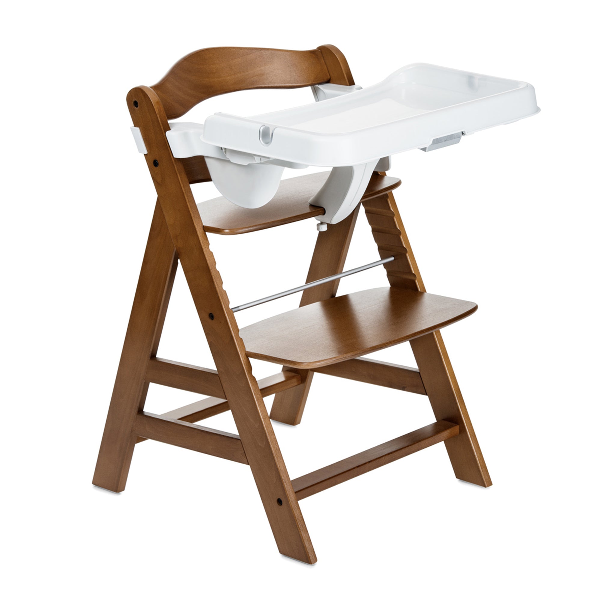 hauck Alpha High Chair Tray Table Compatible with Wooden Alpha+ and Beta+, White - Smart-nests
