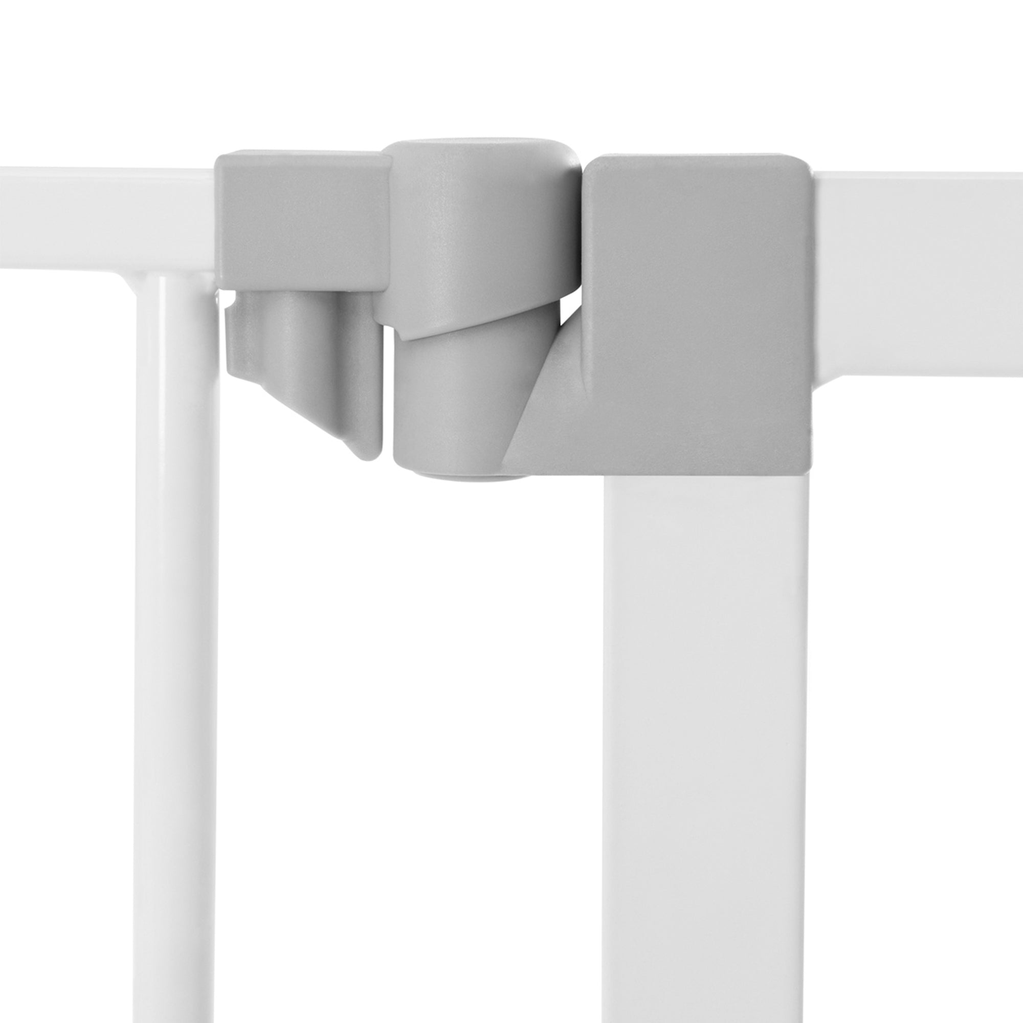 hauck 59728 Open N Stop KD Pressure Fit with 3.5 Inch Extension Baby Gate, White - Smart-nests