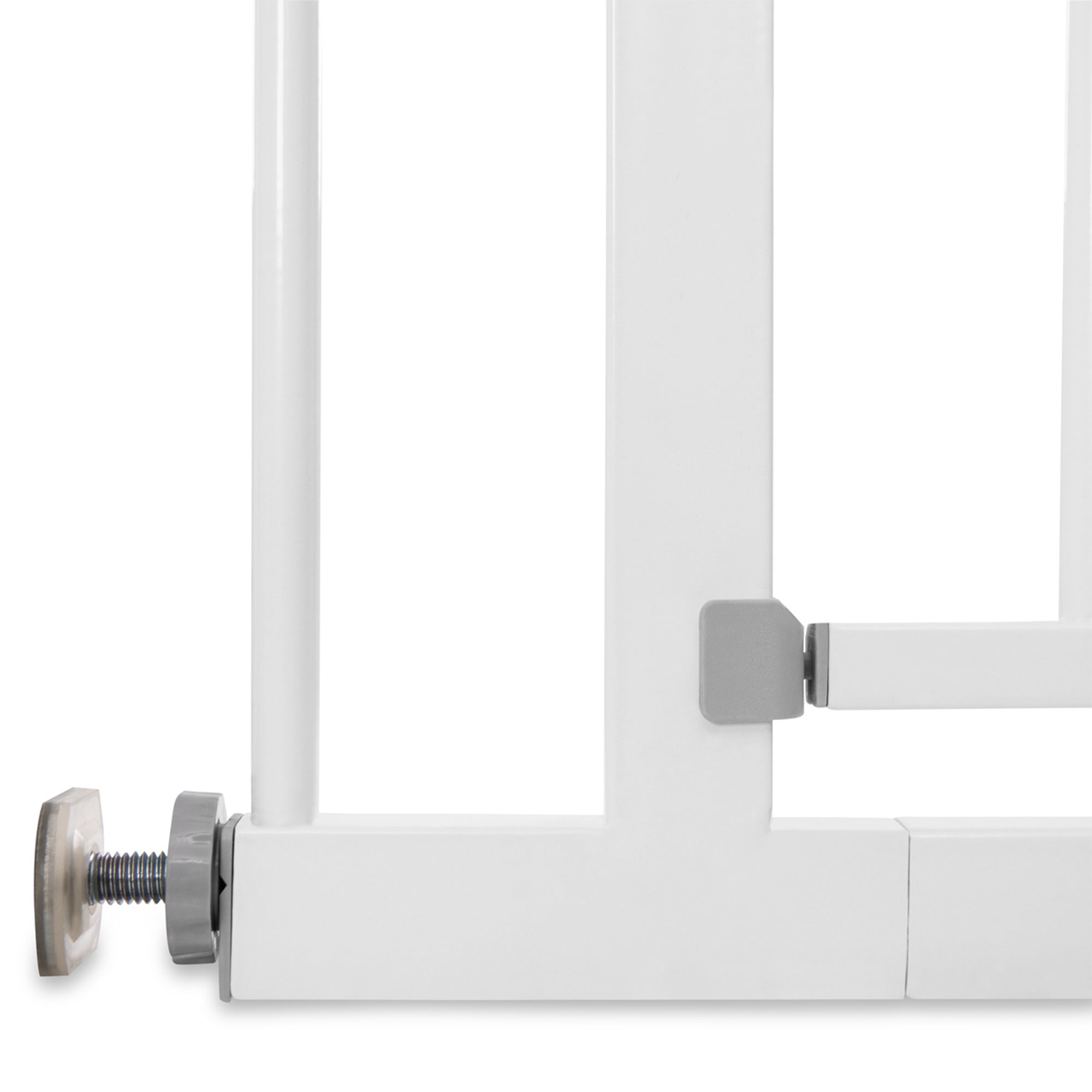 hauck 59727 Open N Stop KD Pressure Fit with 8 Inch Extension Baby Gate, White - Smart-nests