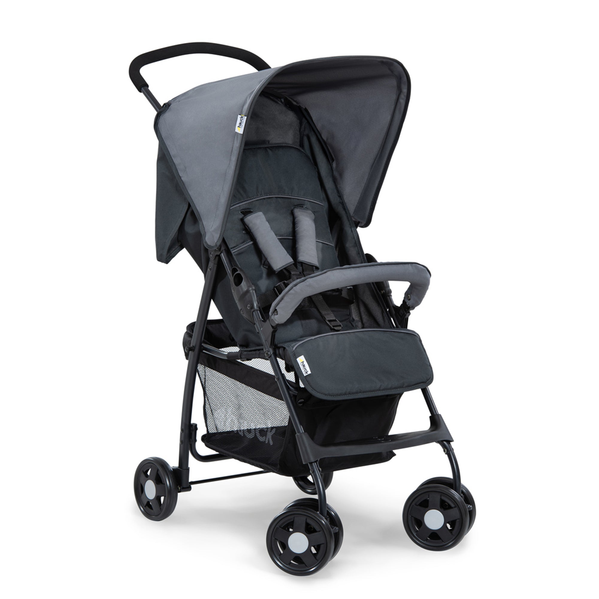 hauck Sport T13 Lightweight Compact Foldable Stroller Pushchair, Charcoal Stone - Smart-nests