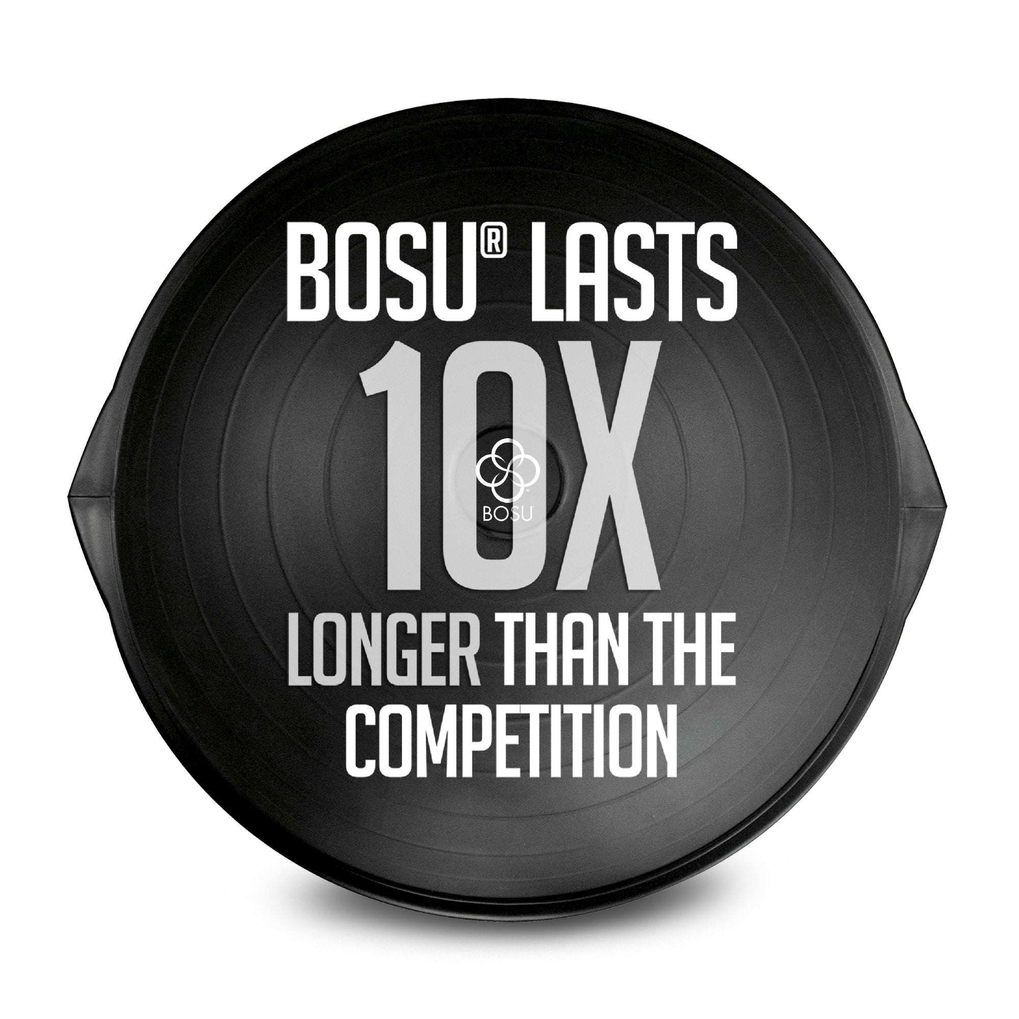 Bosu Multi Functional Home Gym 26" Original Balance Strength Board, Matte Black - Smart-nests