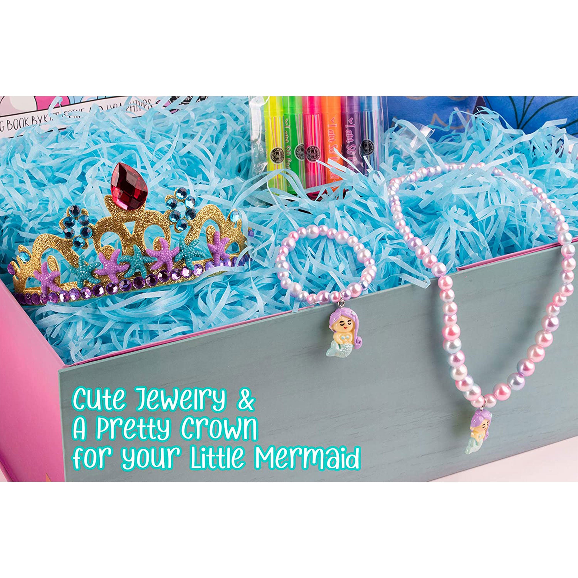 The Memory Building Company Large Mermaid Surprise Box for Kids Ages 6 and Up - Smart-nests