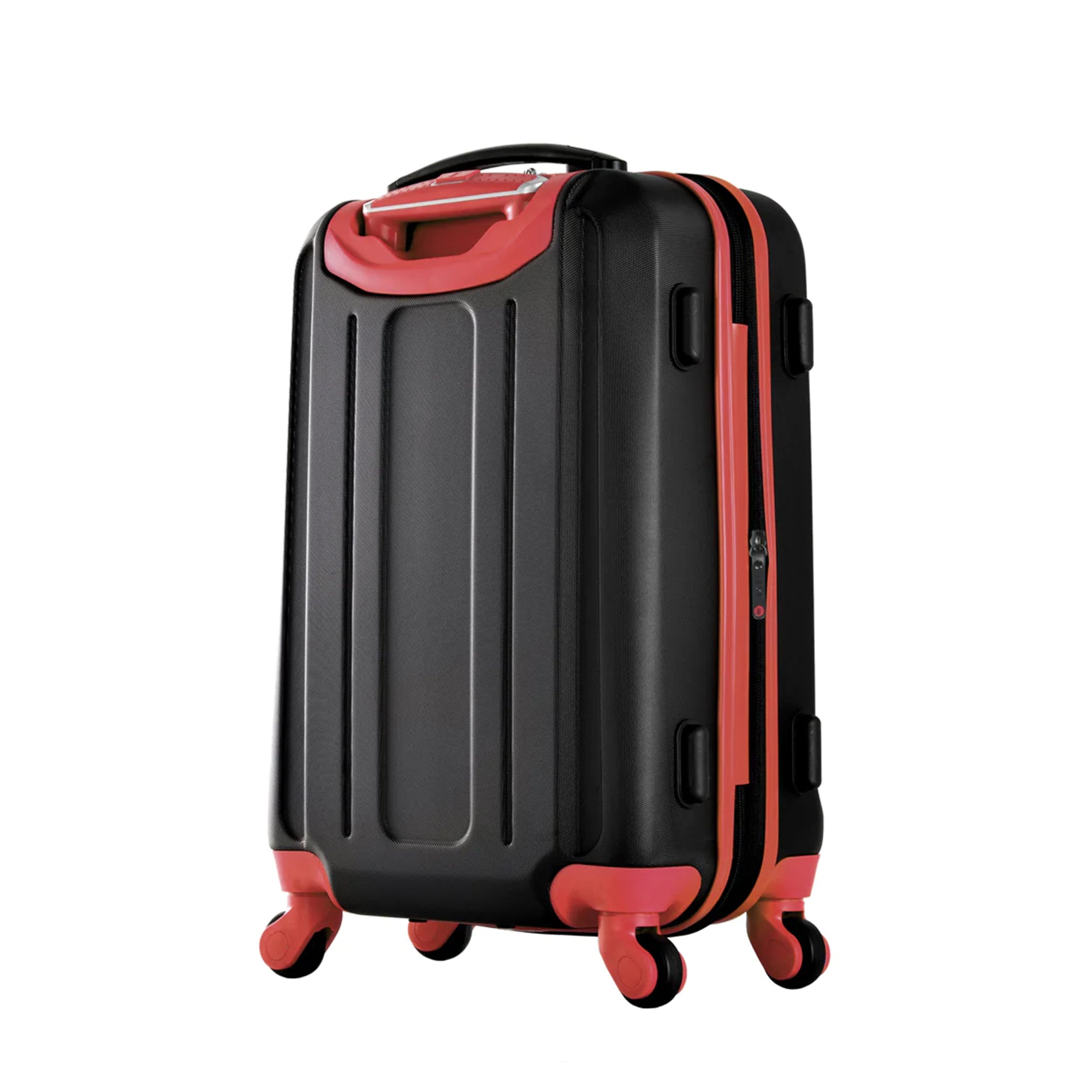 Olympia Apache II Hardcase 4 Wheel Spinner Suitcase 3 Piece Luggage Set, Red - Smart-nests